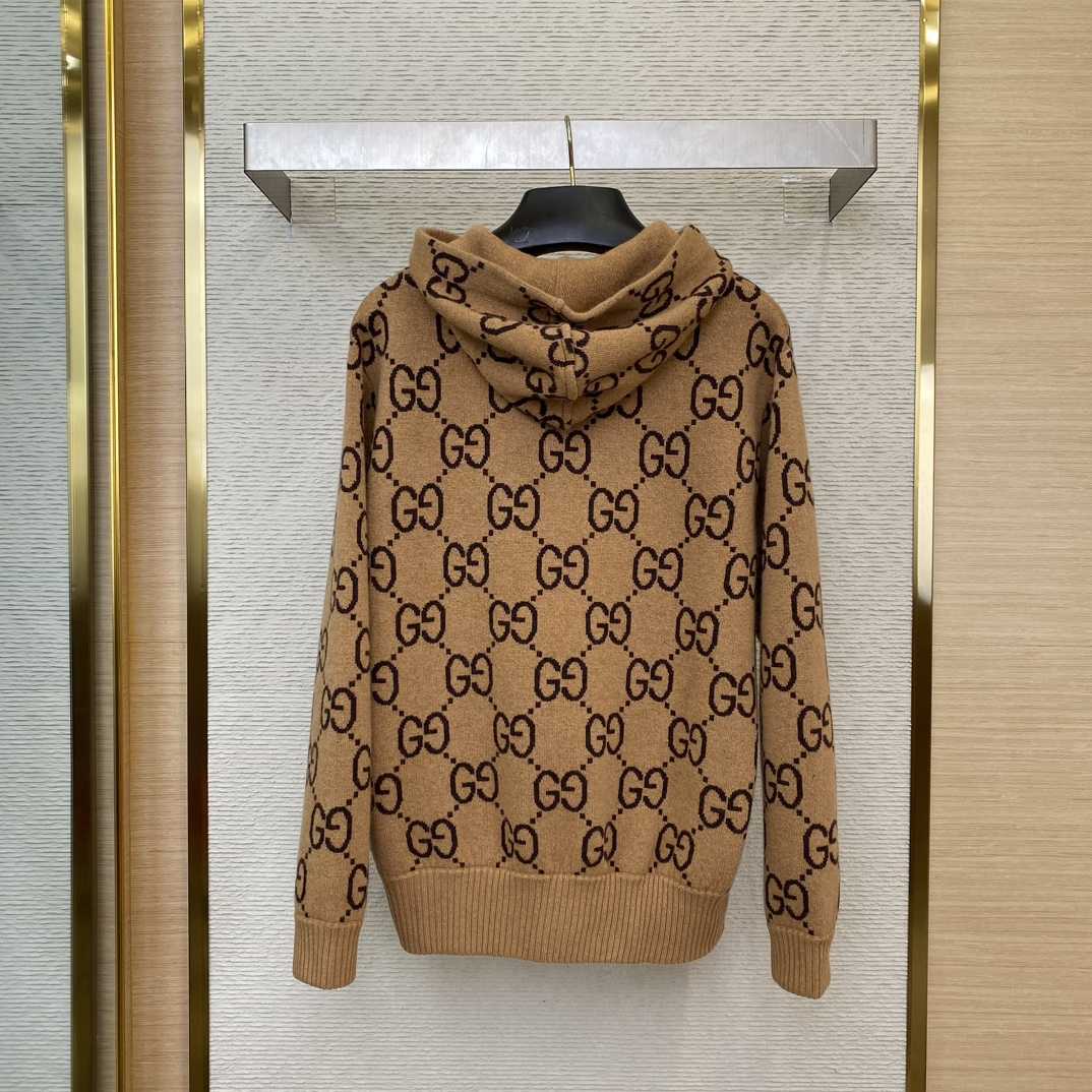 Gucci GG Wool Hooded Sweatshirt - DopestKickz