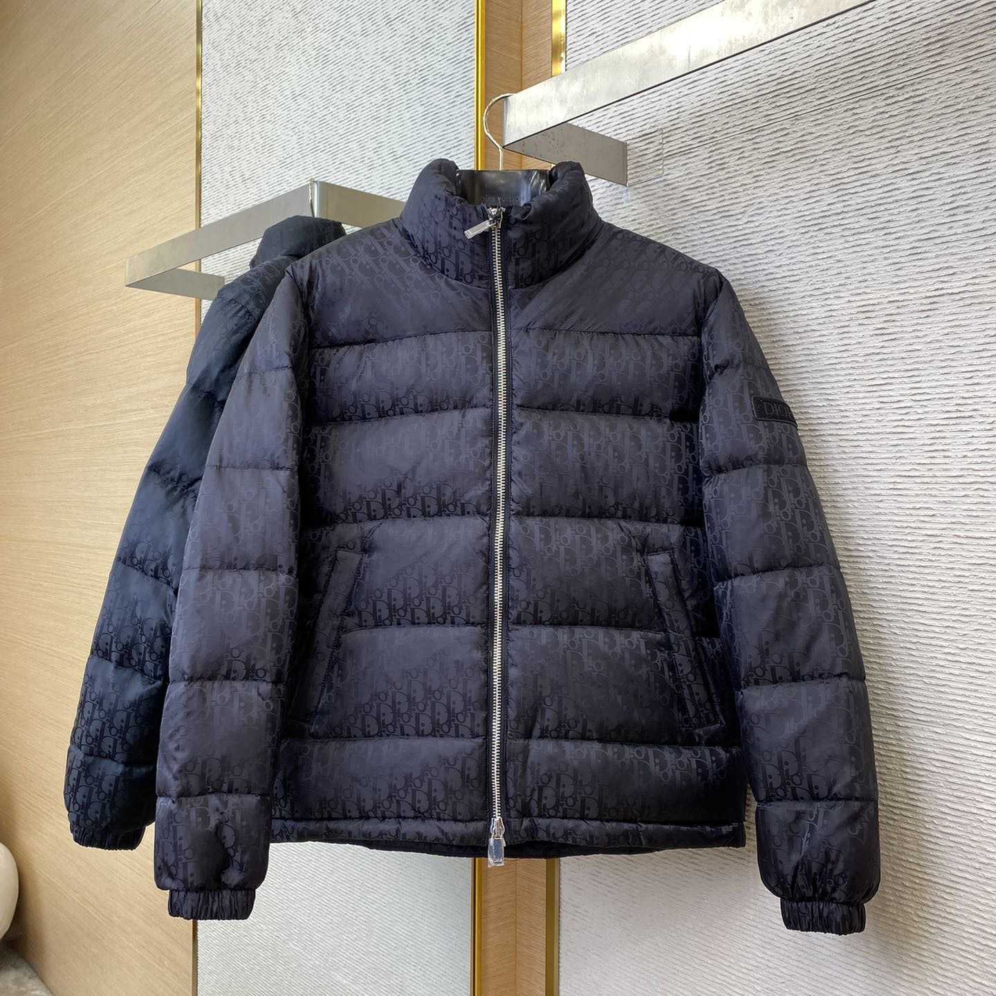 Dior Oblique Down Jacket  - DopestKickz