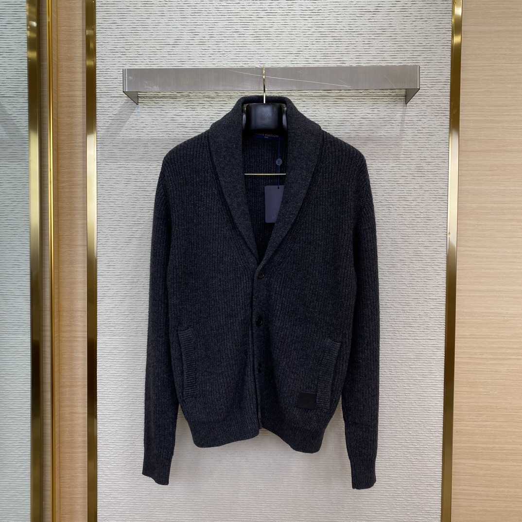 Louis Vuitton Cashmere Blend Shawl Collar Cardigan   1AFWBP - DopestKickz