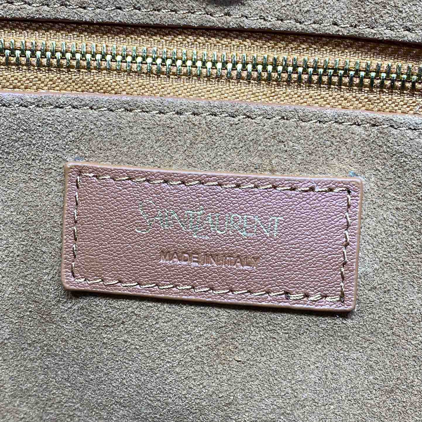 Saint Laurent Y Tote In Leather - DopestKickz