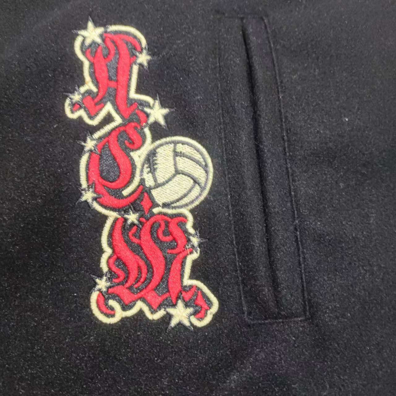 Off-White x Ac Milan 125th Anniversary Embroidered Varsity Jacket - DopestKickz