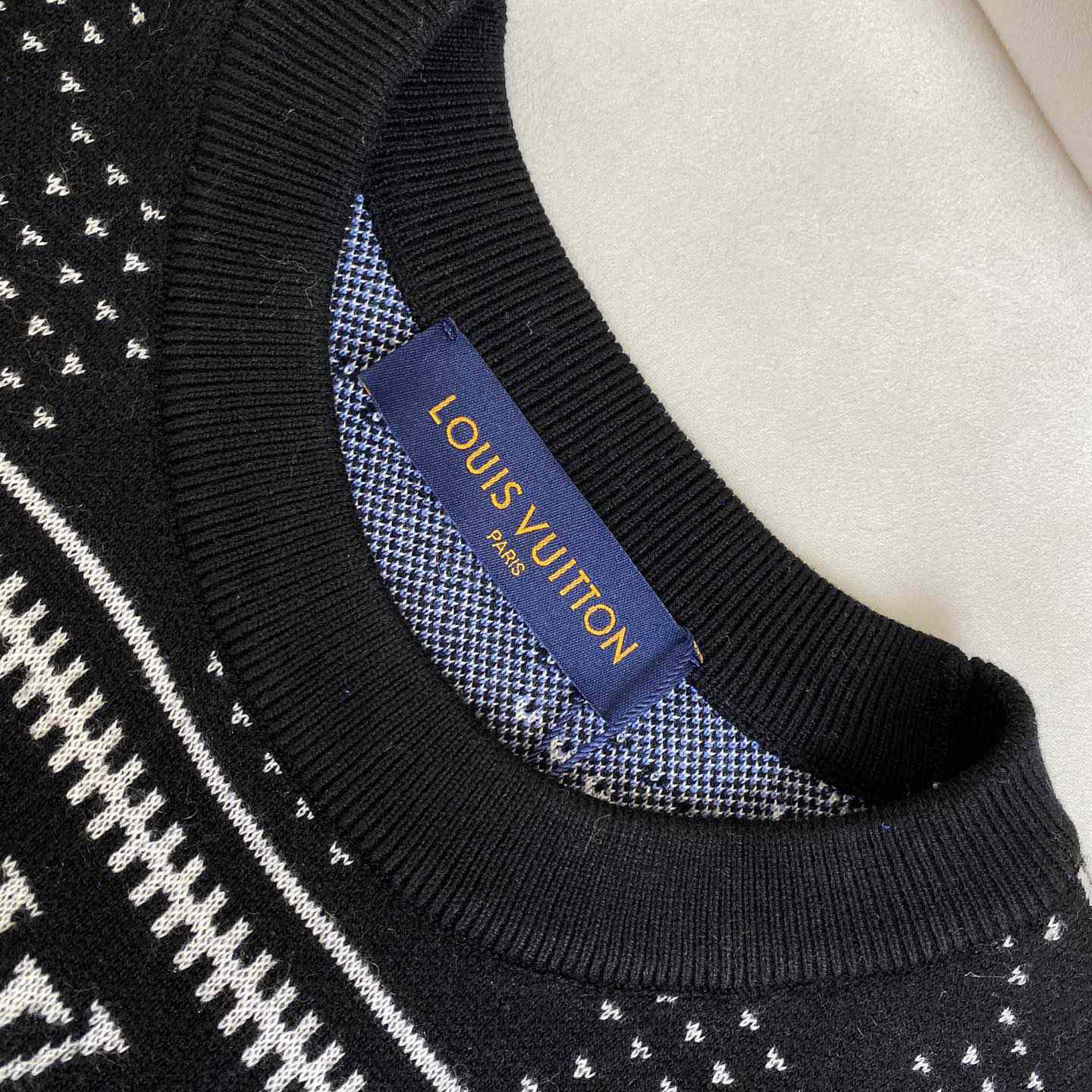Louis Vuitton Jacquard Wool Pullover   1AGJU8 - DopestKickz