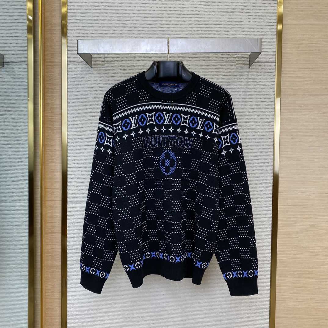 Louis Vuitton Jacquard Wool Pullover   1AGJU8 - DopestKickz