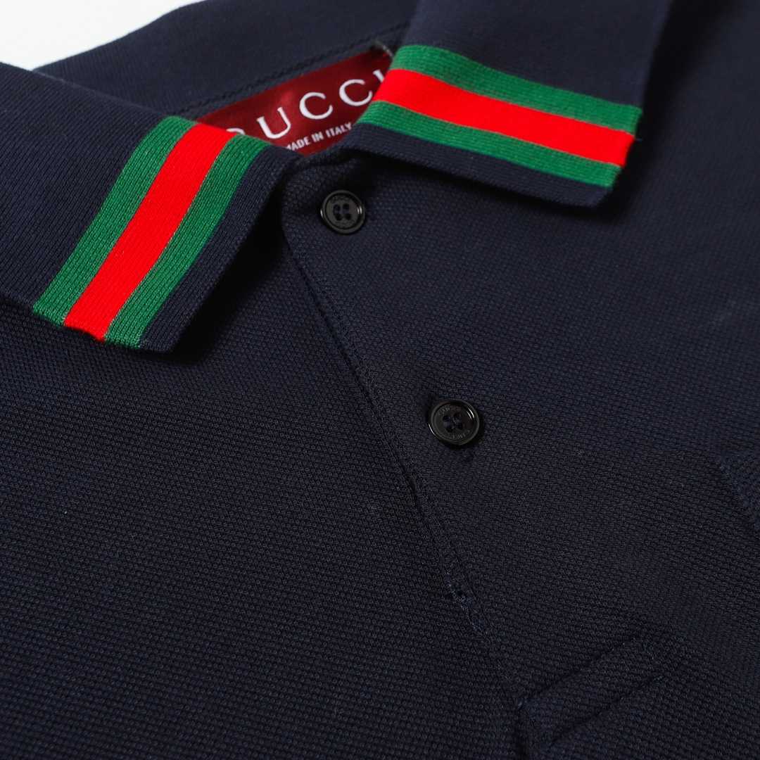 Gucci Cotton Polo Shirt With Web - DopestKickz