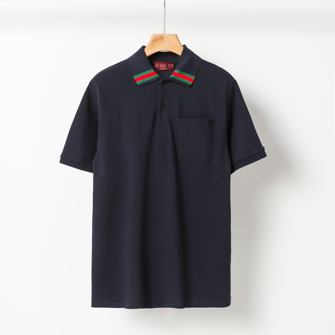 Gucci Cotton Polo Shirt With Web - DopestKickz