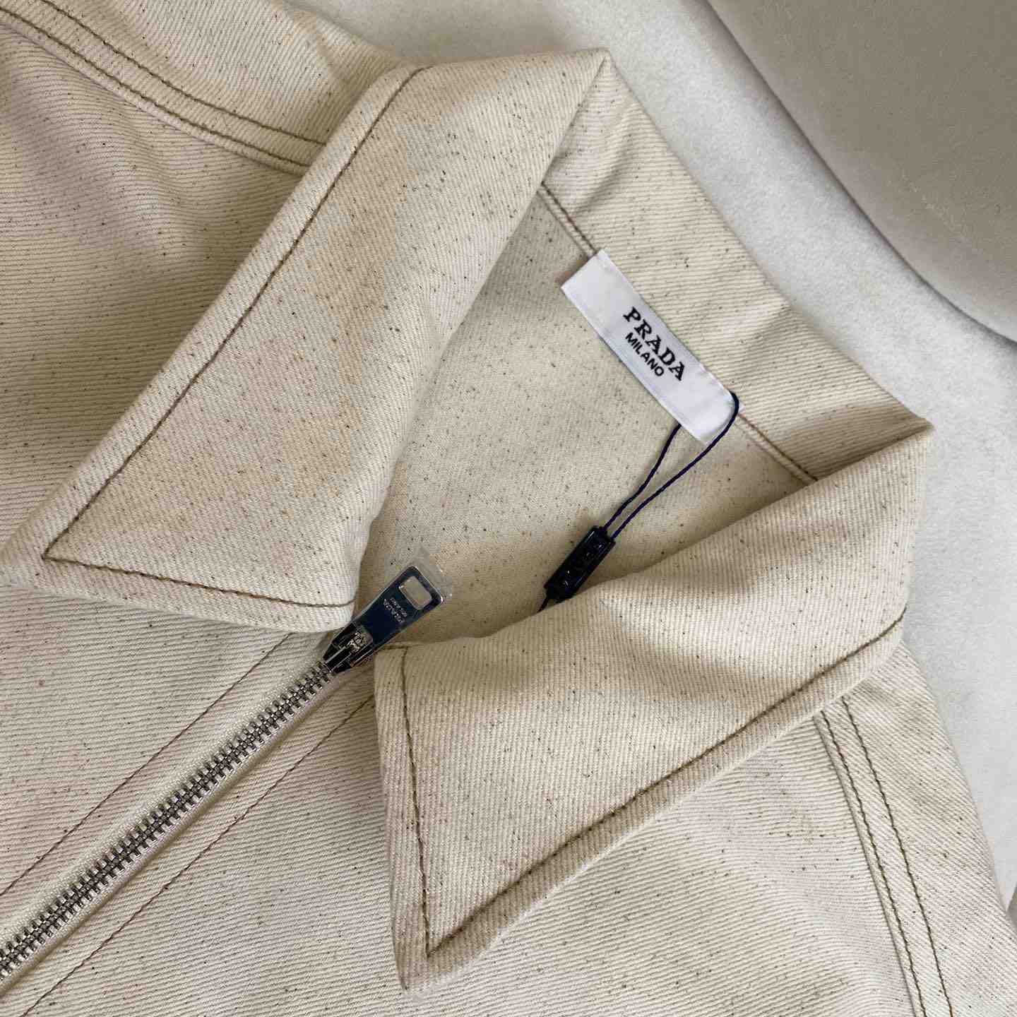 Prada Denim Blouson Jacket - DopestKickz
