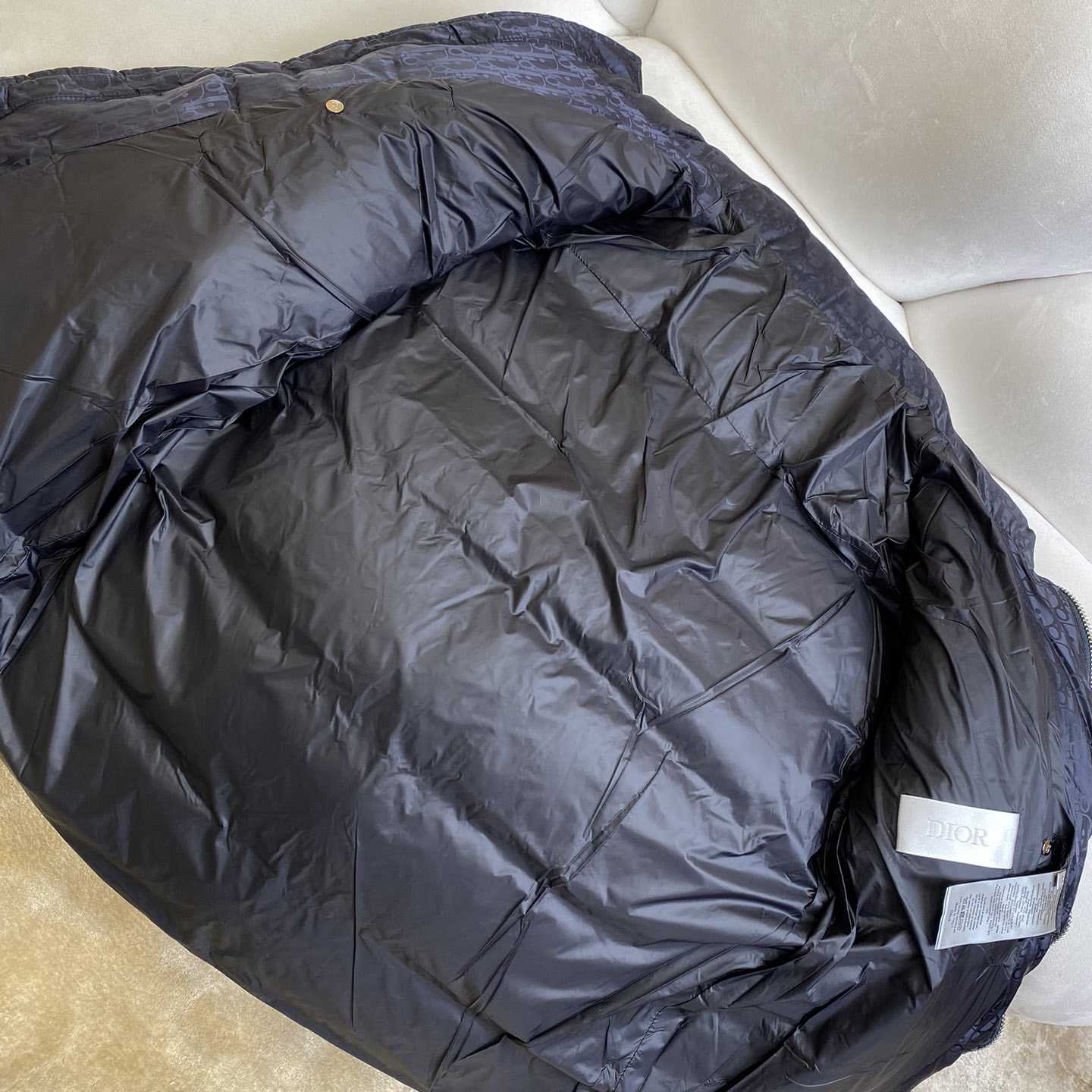 Dior Oblique Down Jacket  - DopestKickz