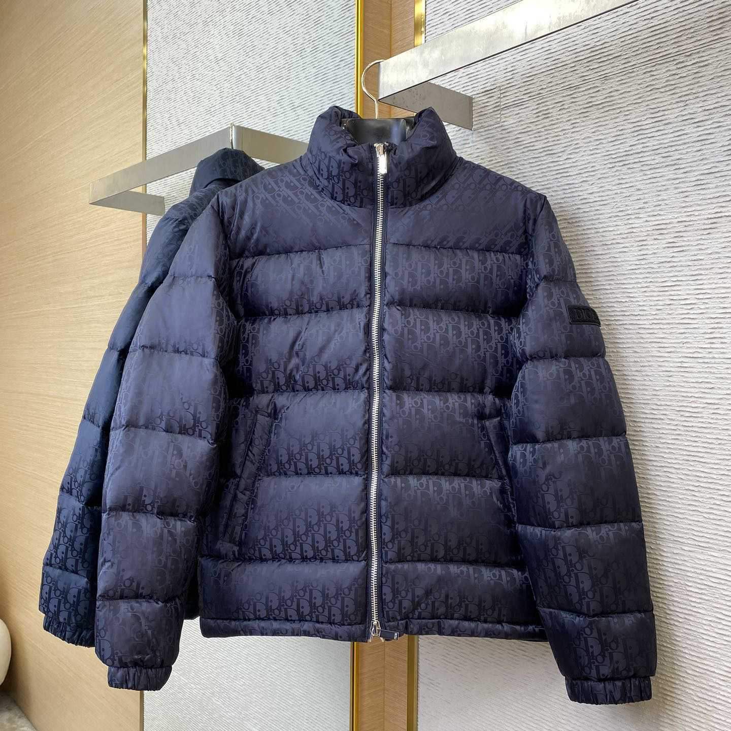 Dior Oblique Down Jacket  - DopestKickz