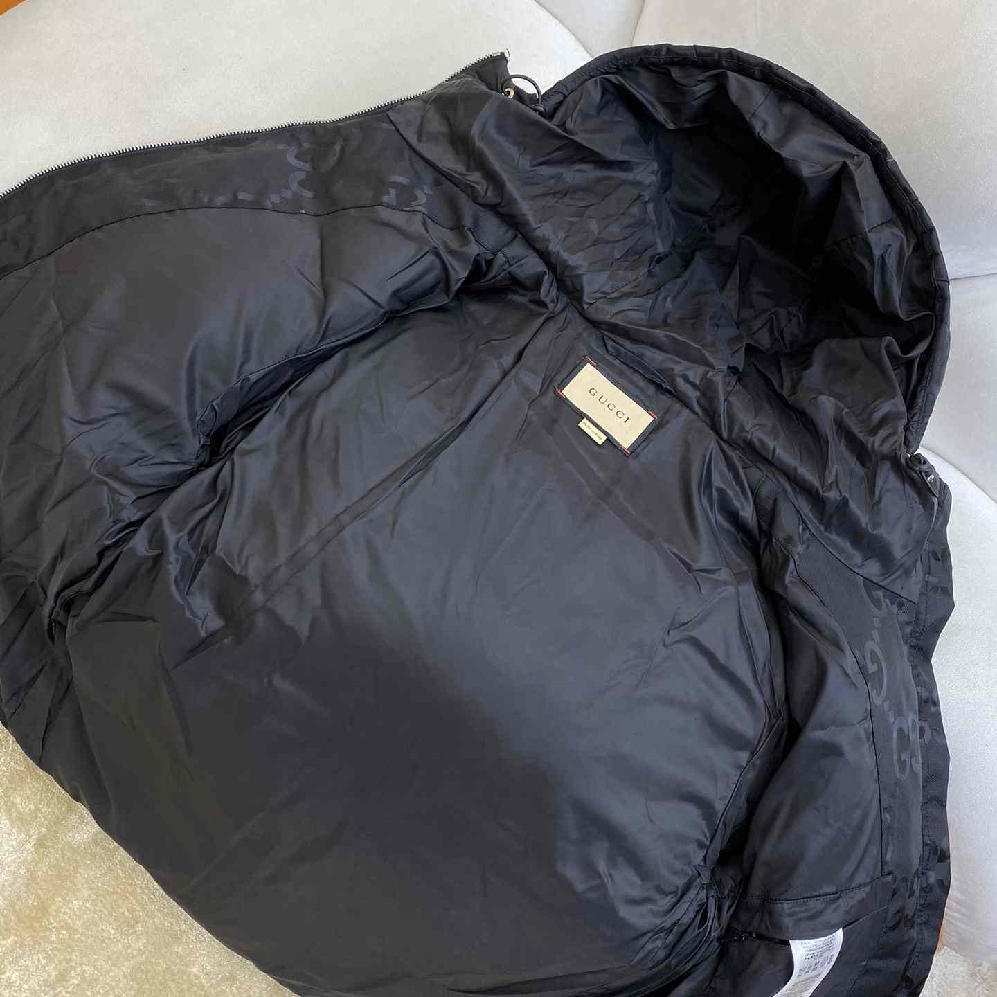 Gucci Jumbo Gg Canvas Jacket - DopestKickz