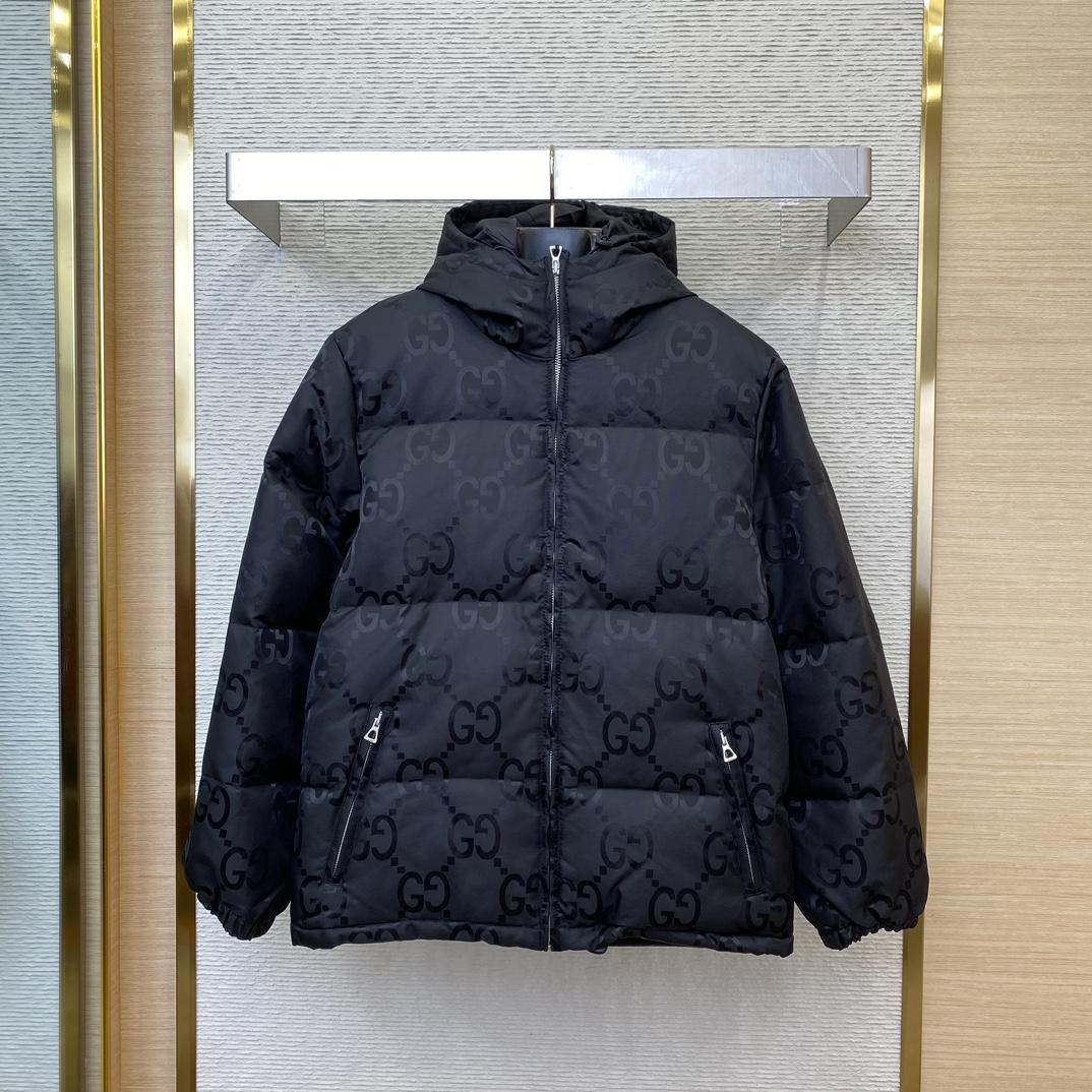 Gucci Jumbo Gg Canvas Jacket - DopestKickz