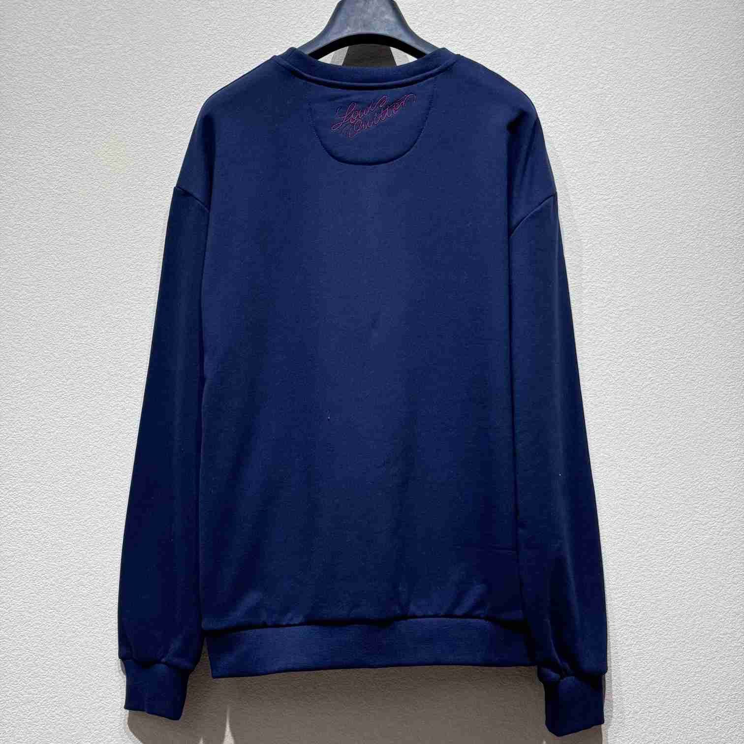 Louis Vuitton Embroidered Cotton Crewneck   1AGJXV - DopestKickz
