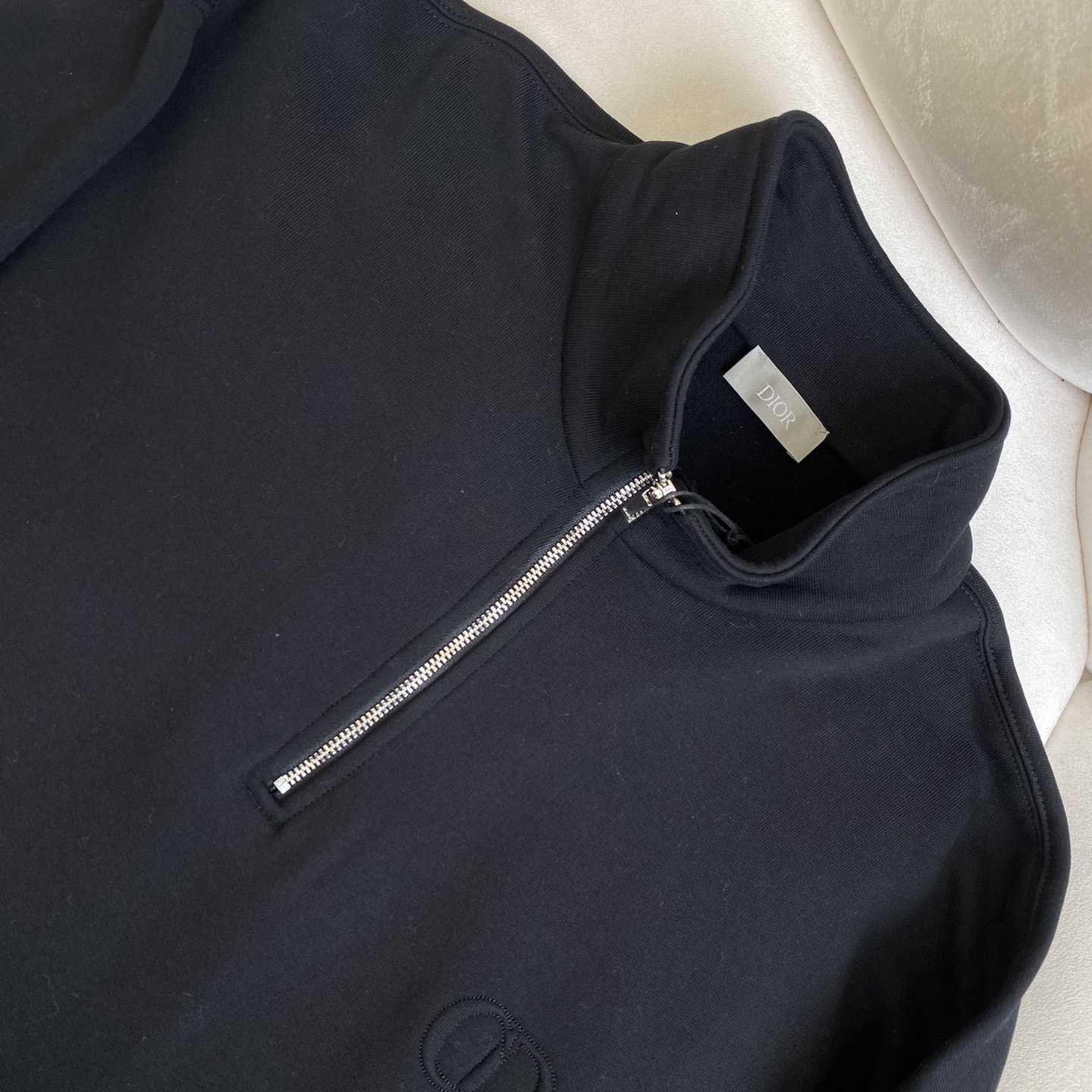 Dior CD Icon Half-Zip Sweatshirt   - DopestKickz