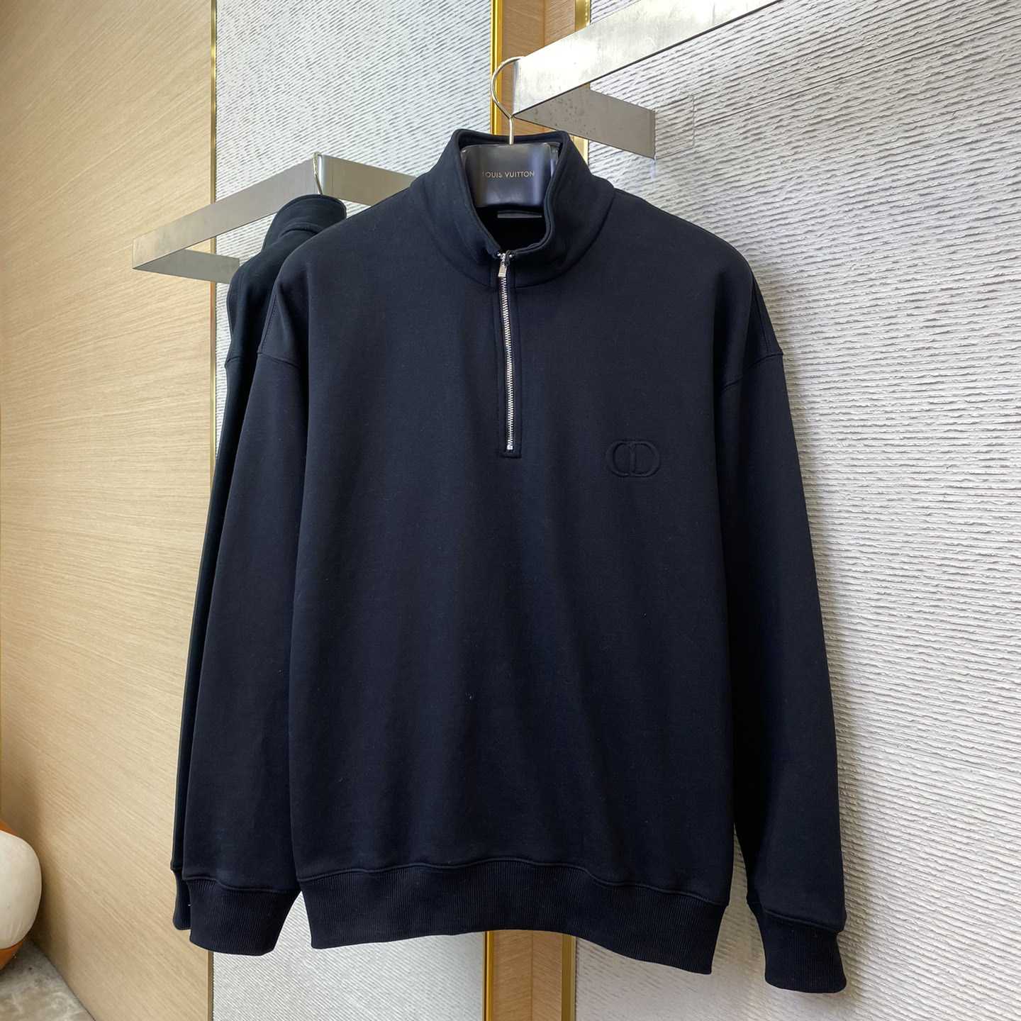 Dior CD Icon Half-Zip Sweatshirt   - DopestKickz