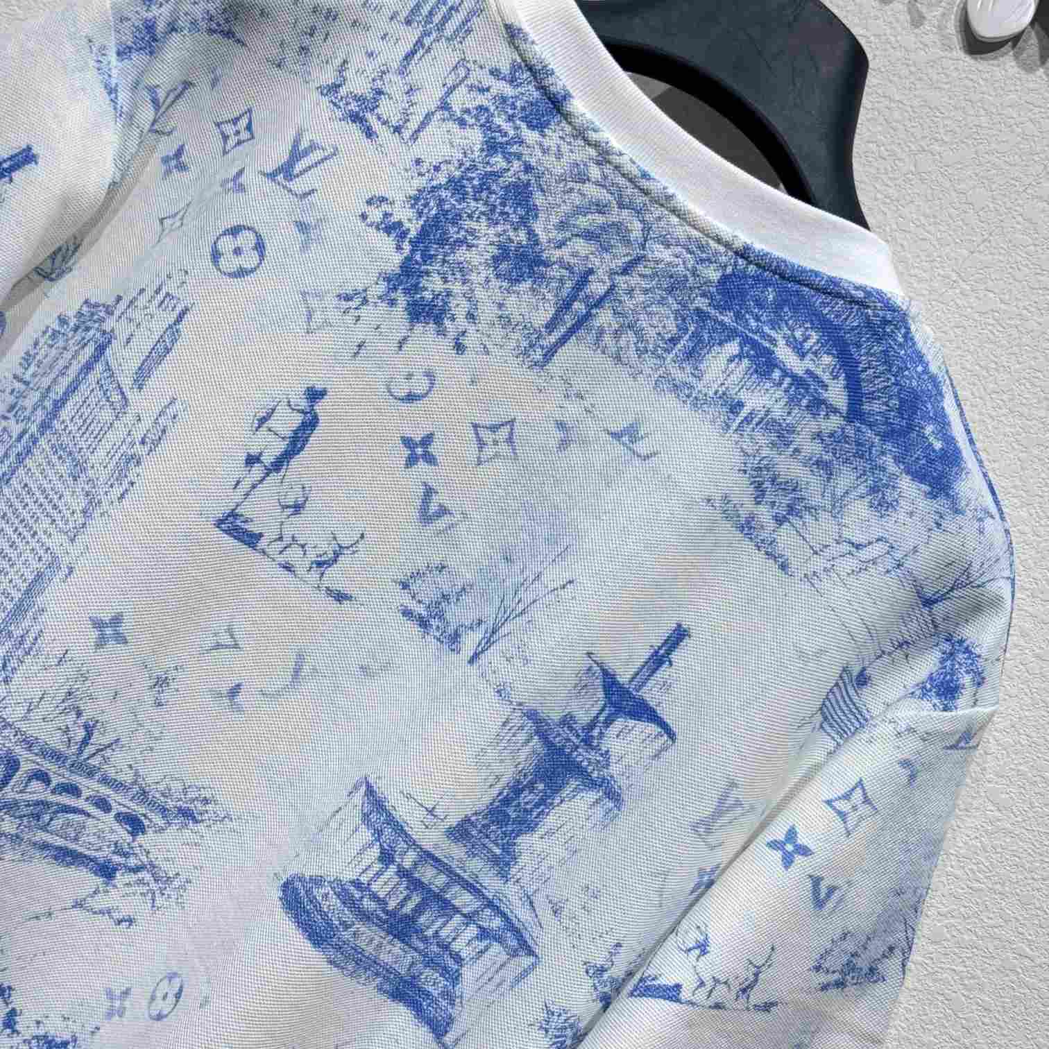 Louis Vuitton Printed Cotton Pique T-Shirt - DopestKickz