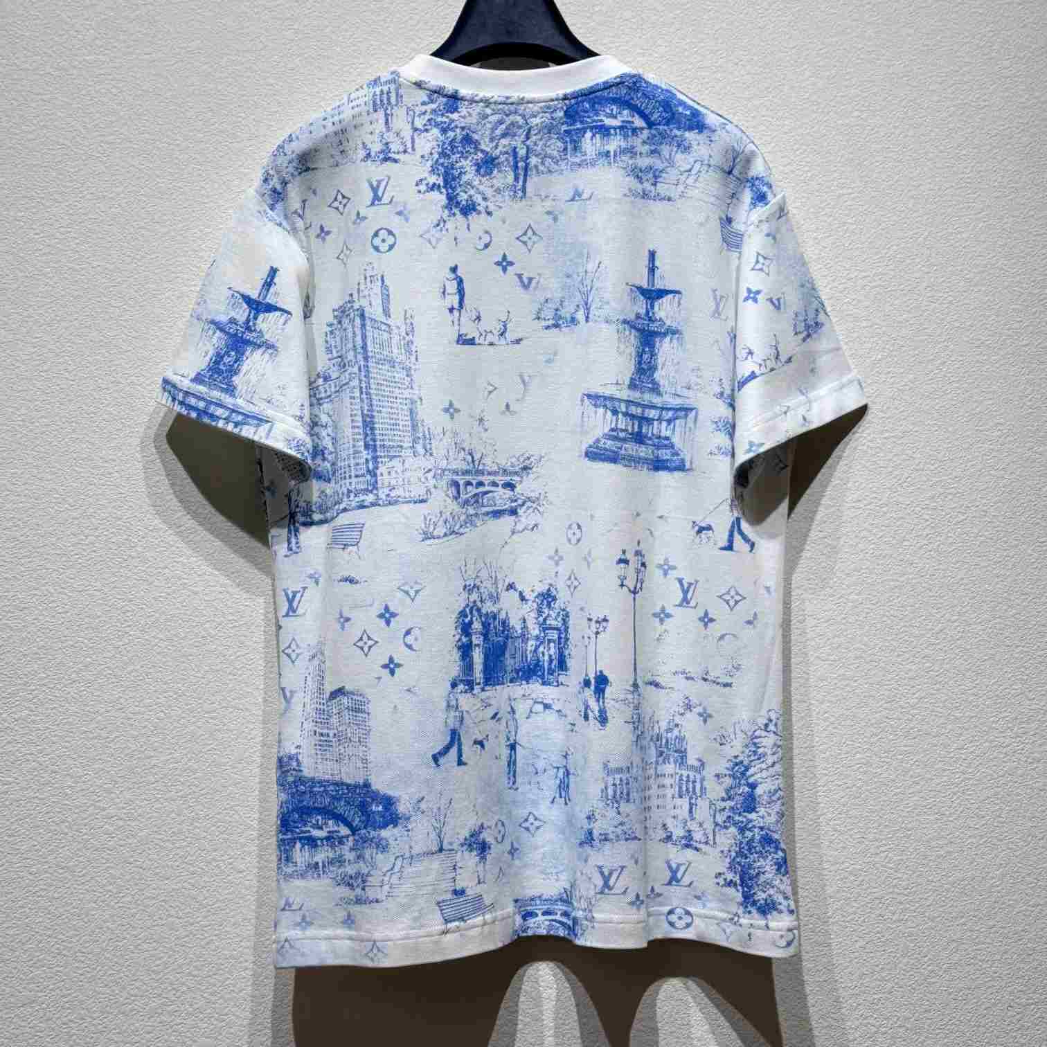 Louis Vuitton Printed Cotton Pique T-Shirt - DopestKickz