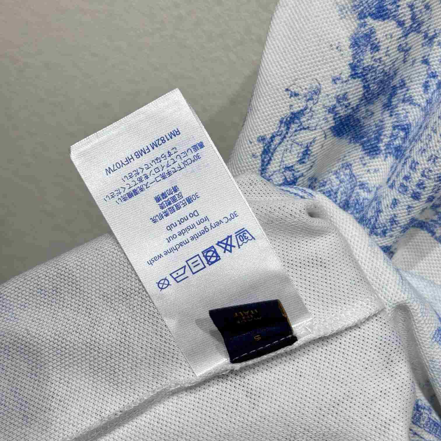 Louis Vuitton Printed Cotton Pique T-Shirt - DopestKickz