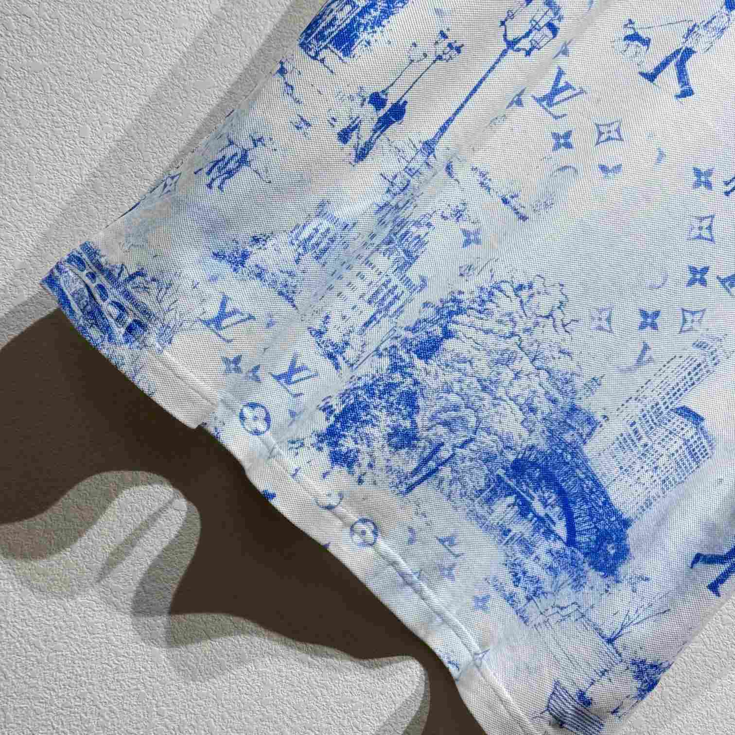 Louis Vuitton Printed Cotton Pique T-Shirt - DopestKickz