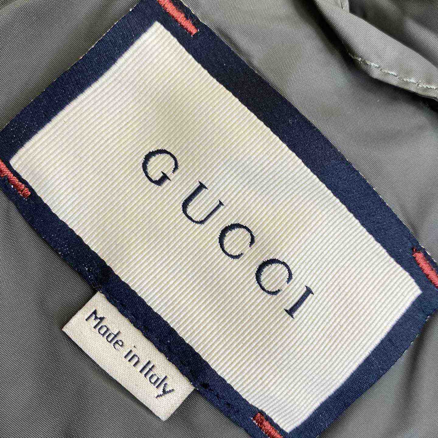Gucci Jumbo Gg Canvas Down Jacket - DopestKickz