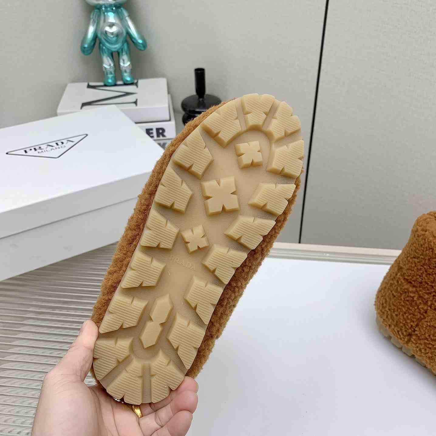 Prada Shearling Booties - DopestKickz