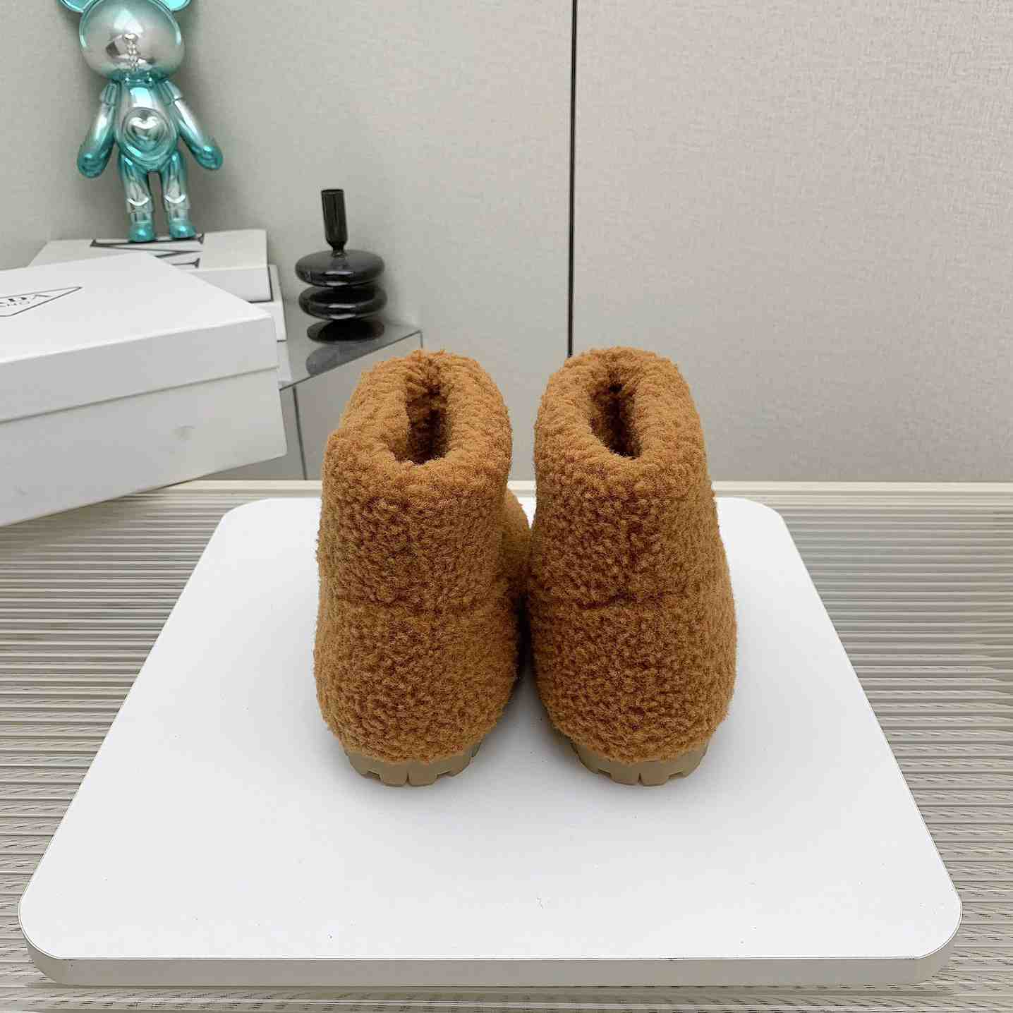 Prada Shearling Booties - DopestKickz