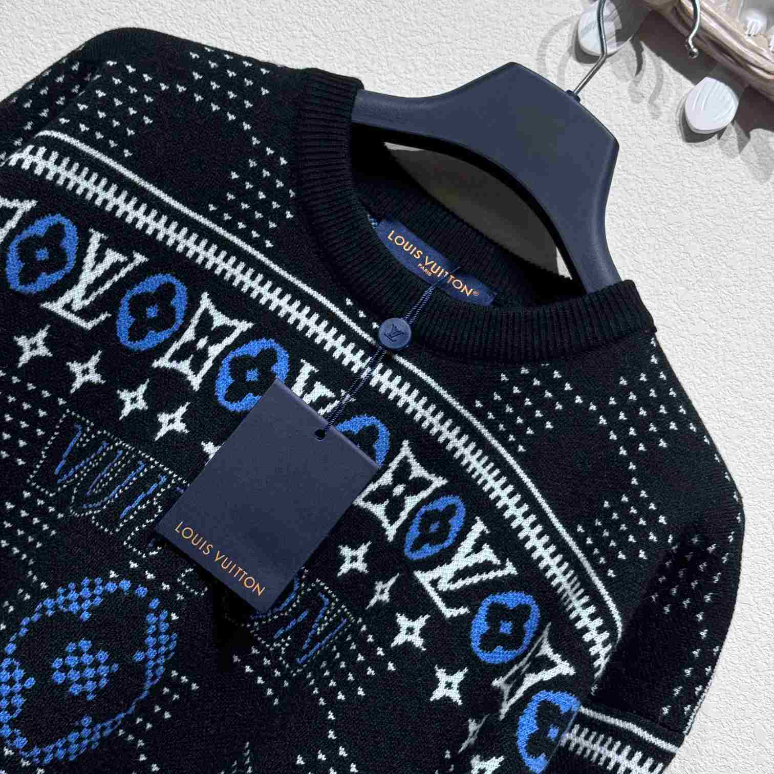 Louis Vuitton Jacquard Wool Pullover - DopestKickz