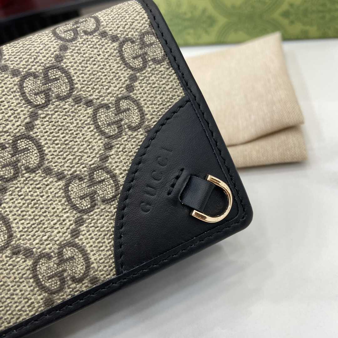 Gucci GG Emblem Mini Wallet - DopestKickz