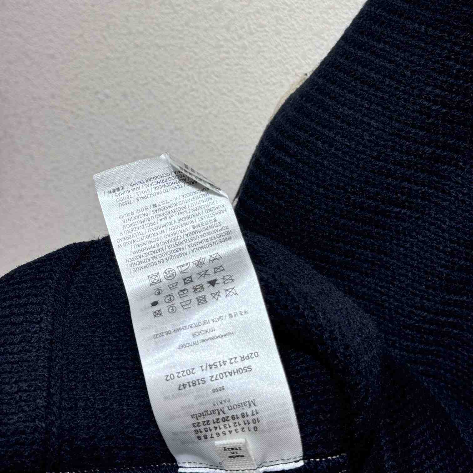 Maison Margiela – Wool Half-Zip Sweater - DopestKickz