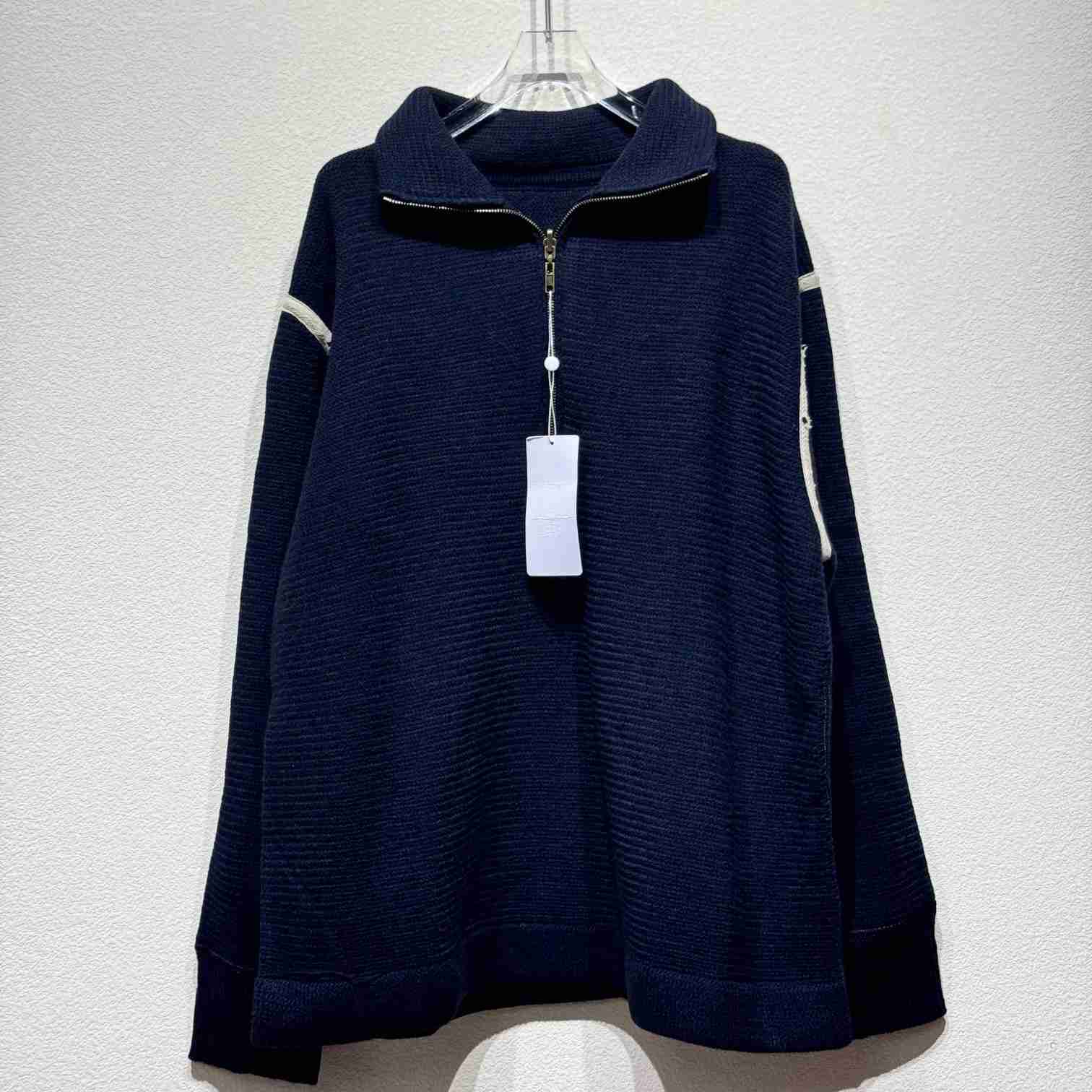 Maison Margiela – Wool Half-Zip Sweater - DopestKickz