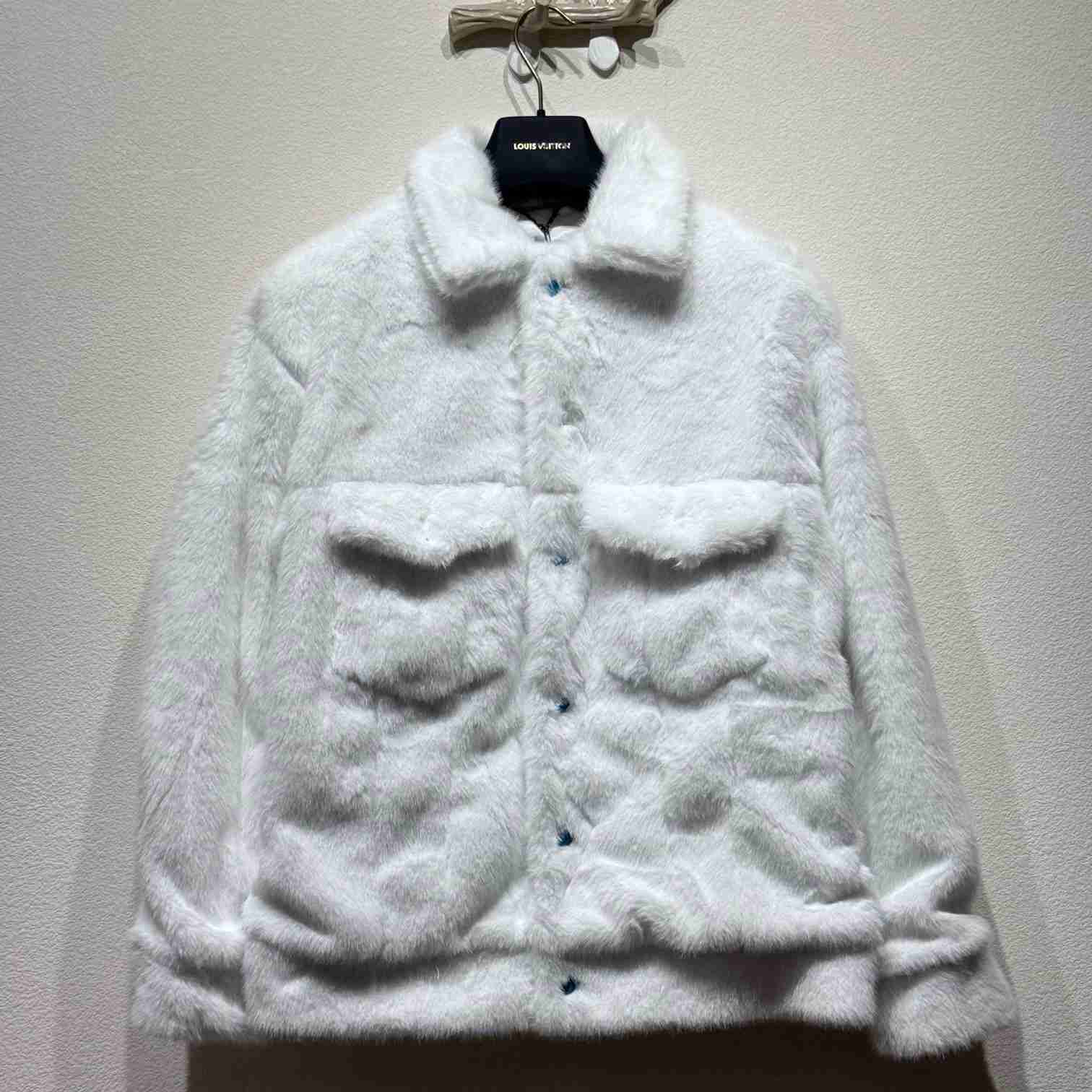 Louis Vuitton Mink Trucker Jacket  1AFXB7 - DopestKickz