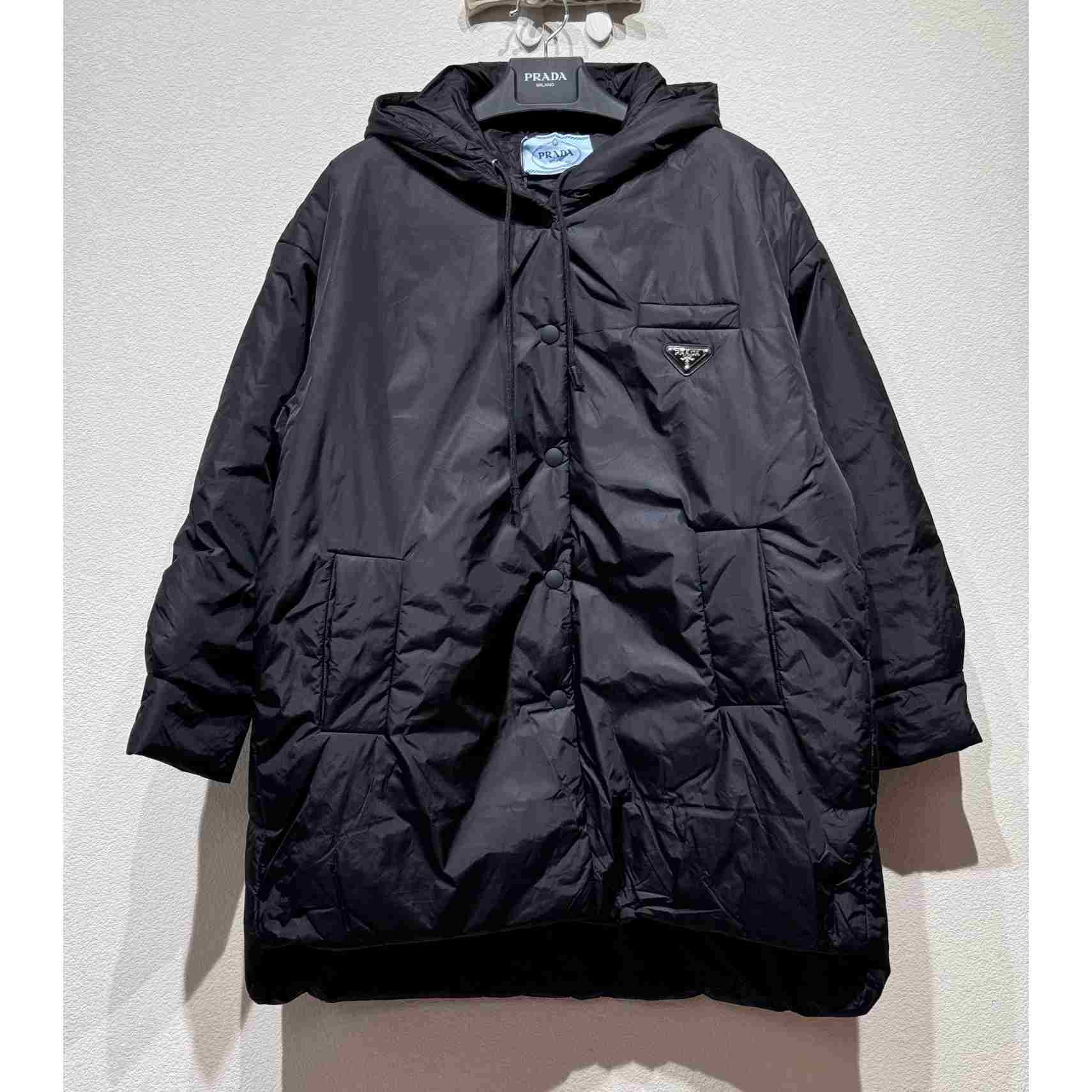 Prada Oversized Light Re-Nylon Raincoat - DopestKickz