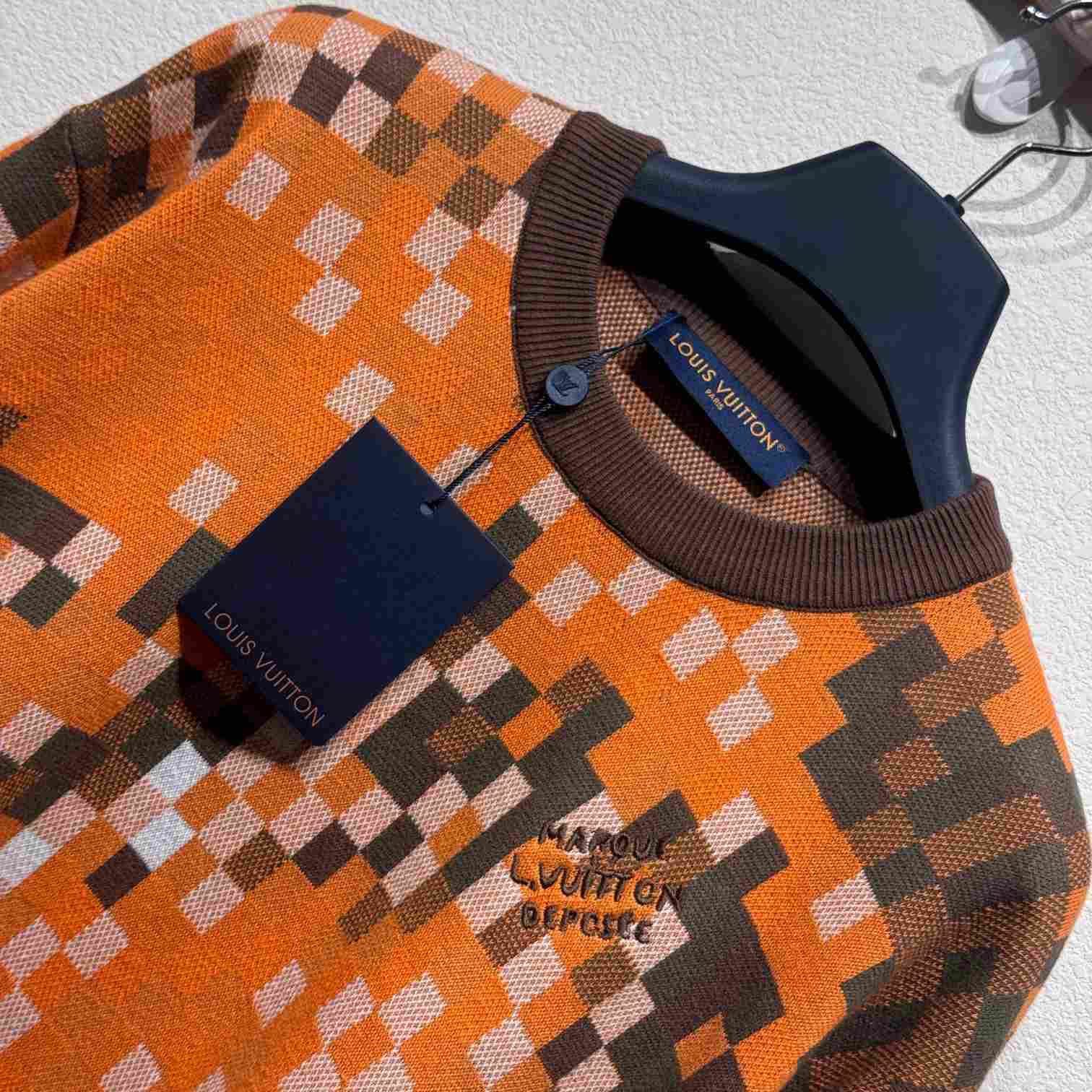 Louis Vuitton Jacquard Cotton Pullover   1AFXRM - DopestKickz
