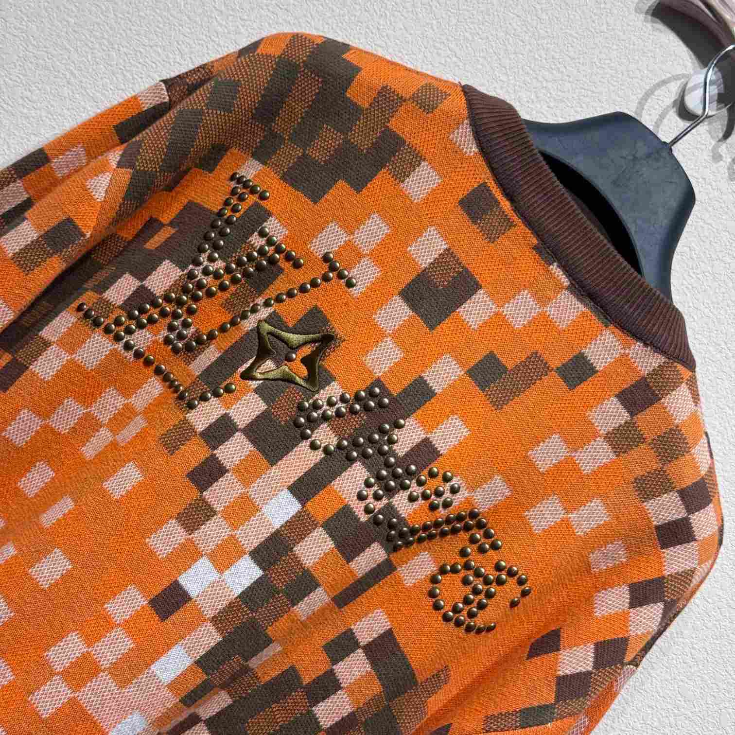 Louis Vuitton Jacquard Cotton Pullover   1AFXRM - DopestKickz