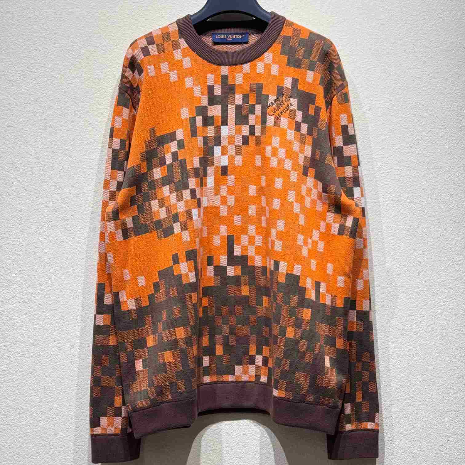 Louis Vuitton Jacquard Cotton Pullover   1AFXRM - DopestKickz