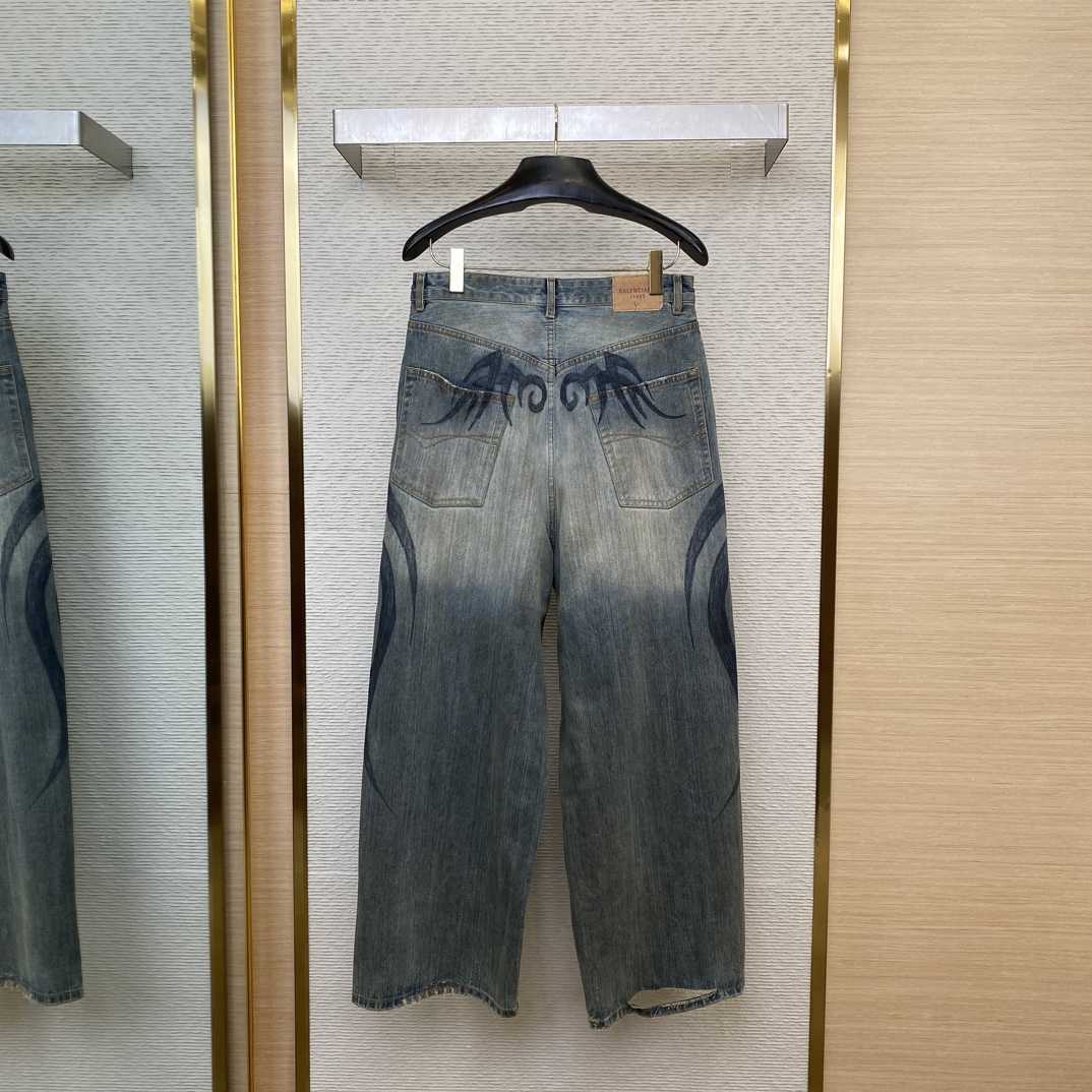 Balenciaga Y2K Stretched Knee Baggy Pants  - DopestKickz