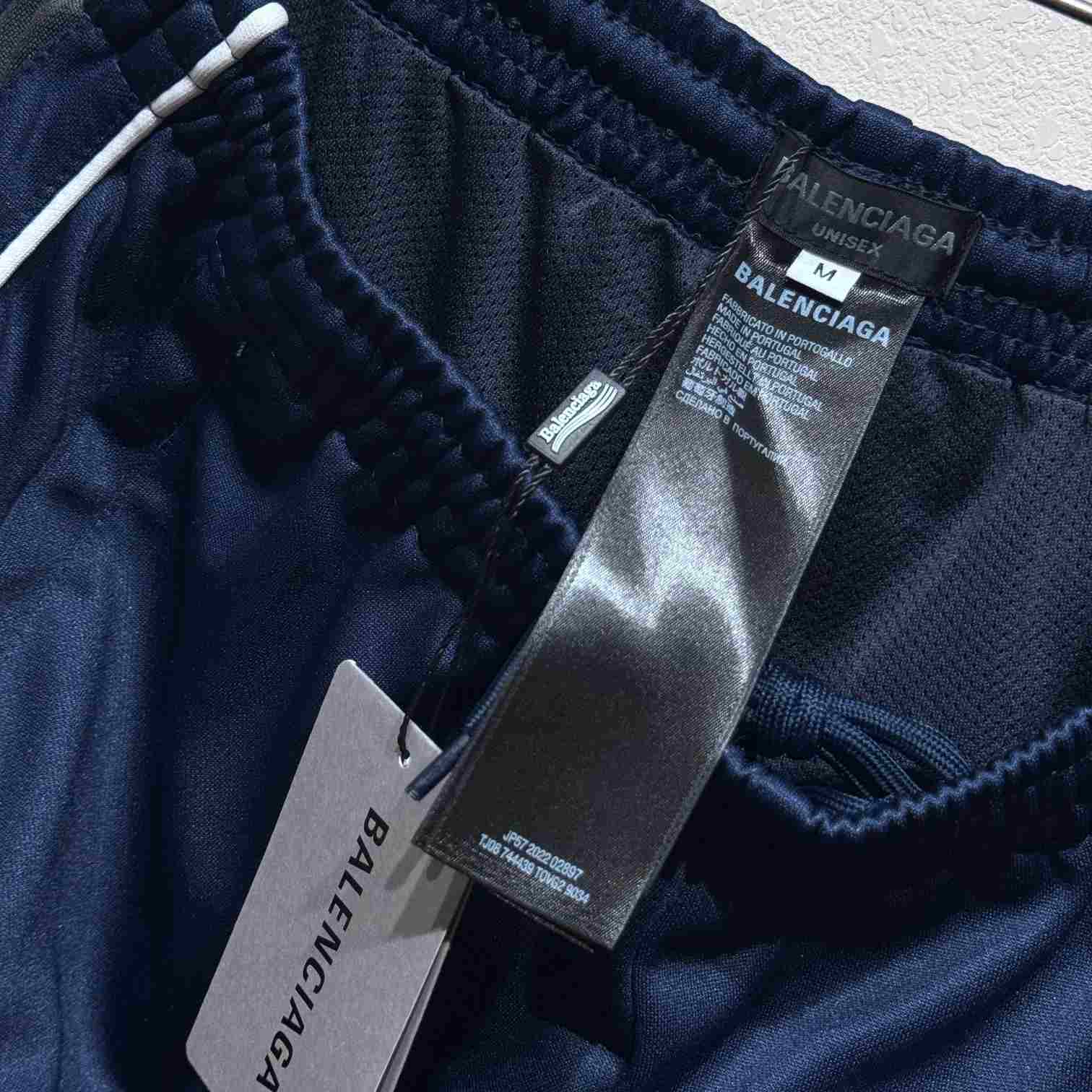 Balenciaga Cut-Up Tracksuit Pants In Black - DopestKickz