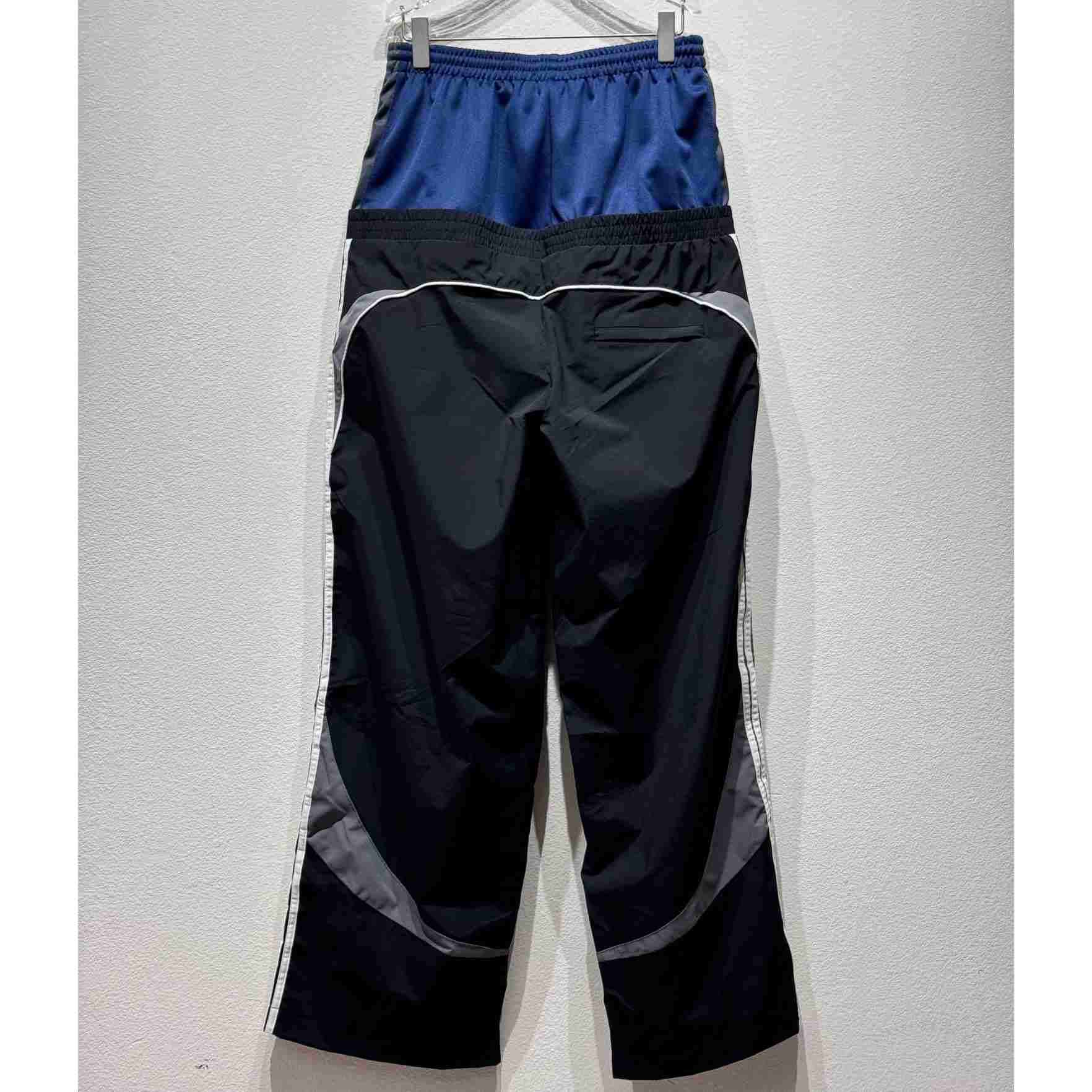 Balenciaga Cut-Up Tracksuit Pants In Black - DopestKickz