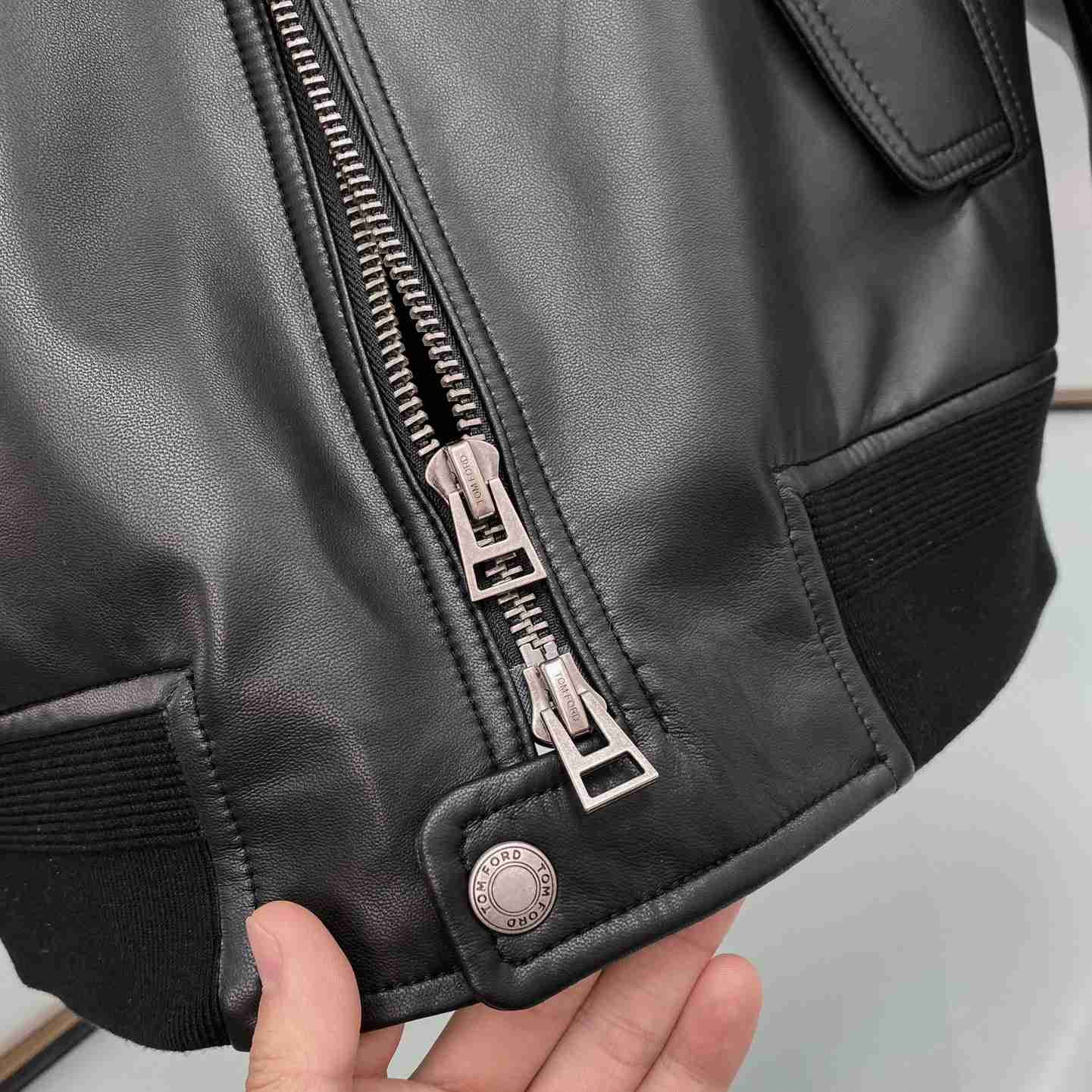 Tom Ford Leather Jacket - DopestKickz