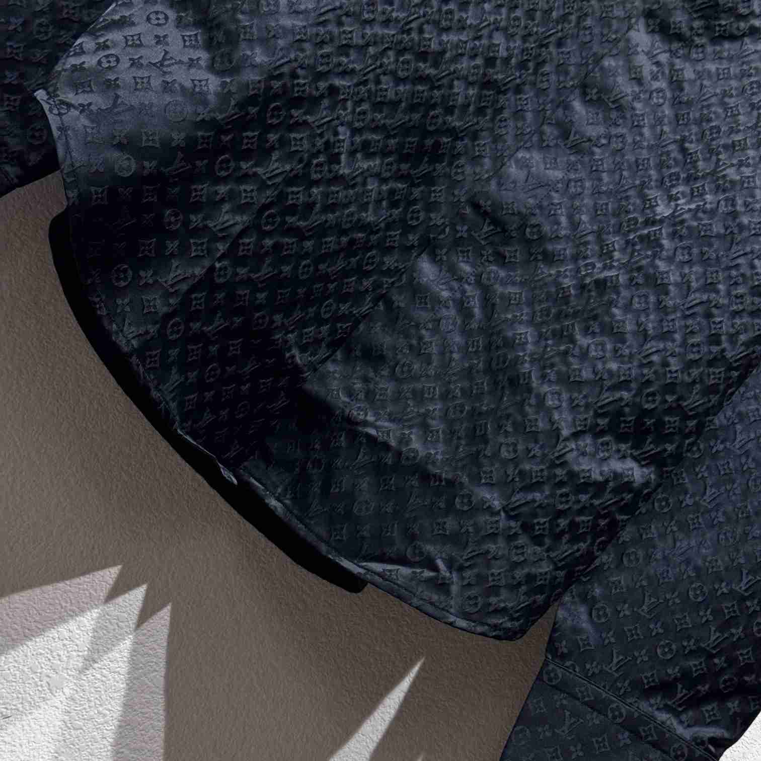 Louis Vuitton Monogram Long-Sleeved Shirt    - DopestKickz