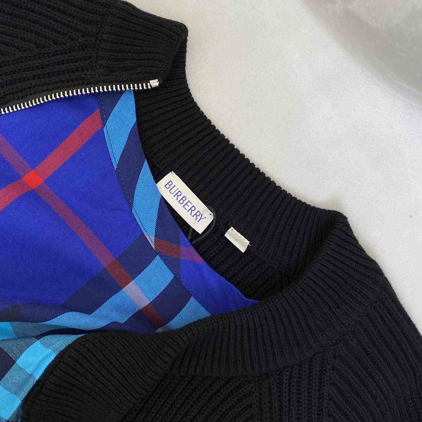 Burberry Zip-detail Wool Jumper - DopestKickz
