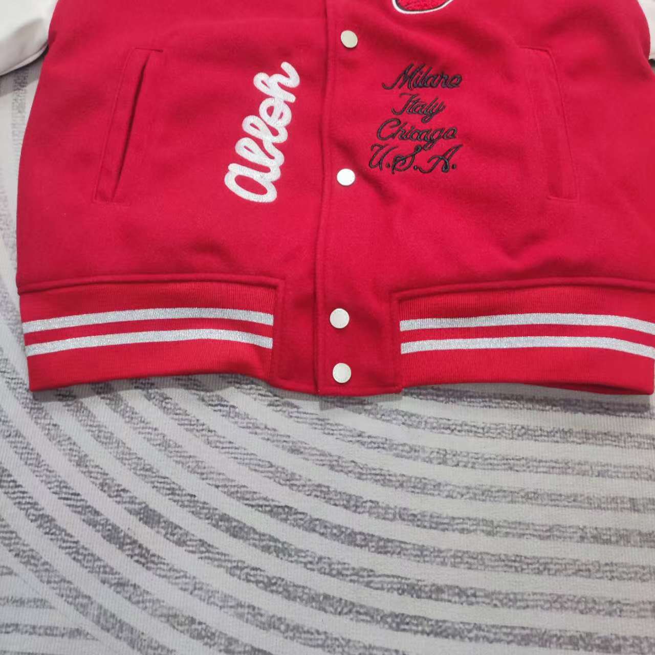 Off-White™ C/O Chicago Bulls Red Varsity - DopestKickz