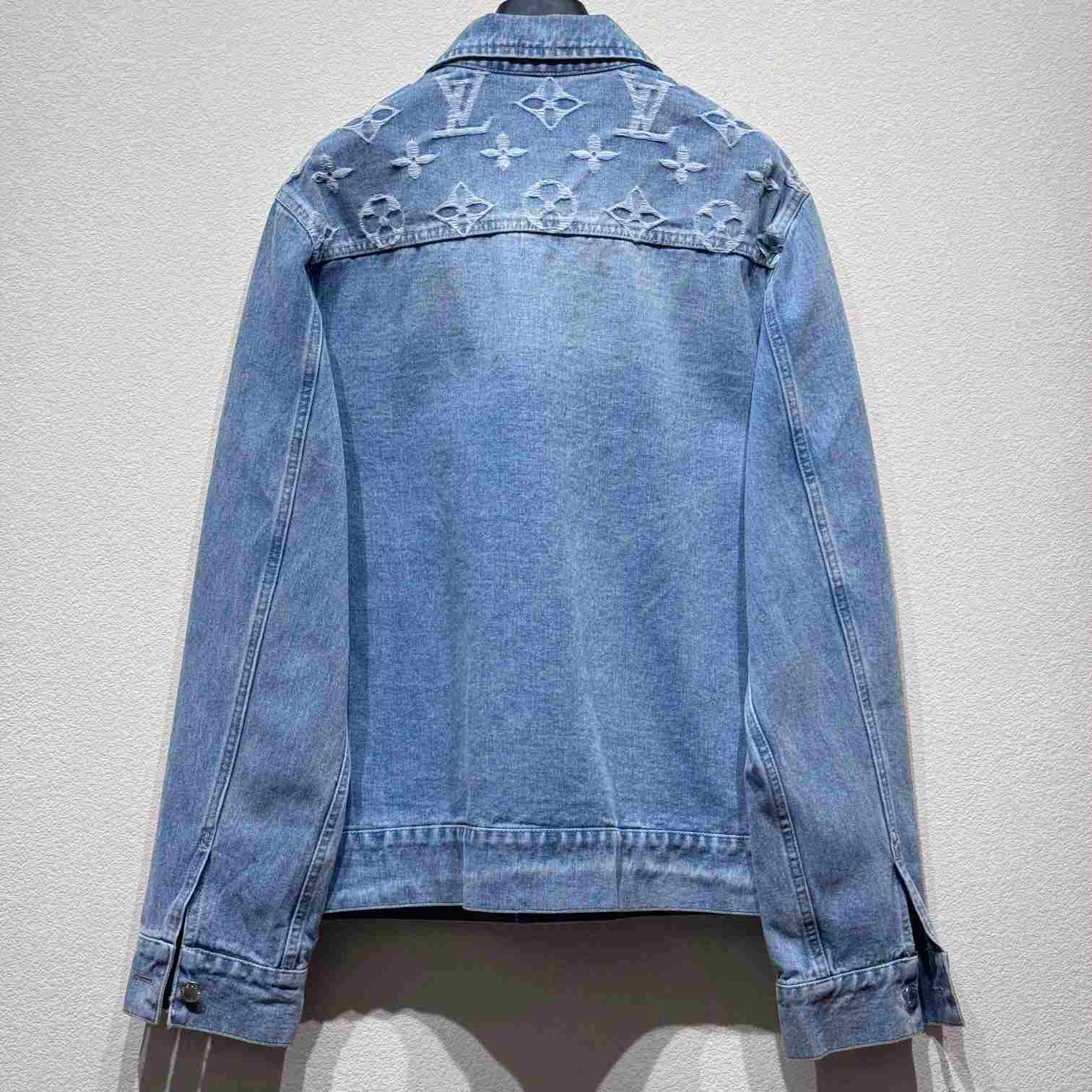 Louis Vuitton Denim Trucker Jacket  1AGING - DopestKickz