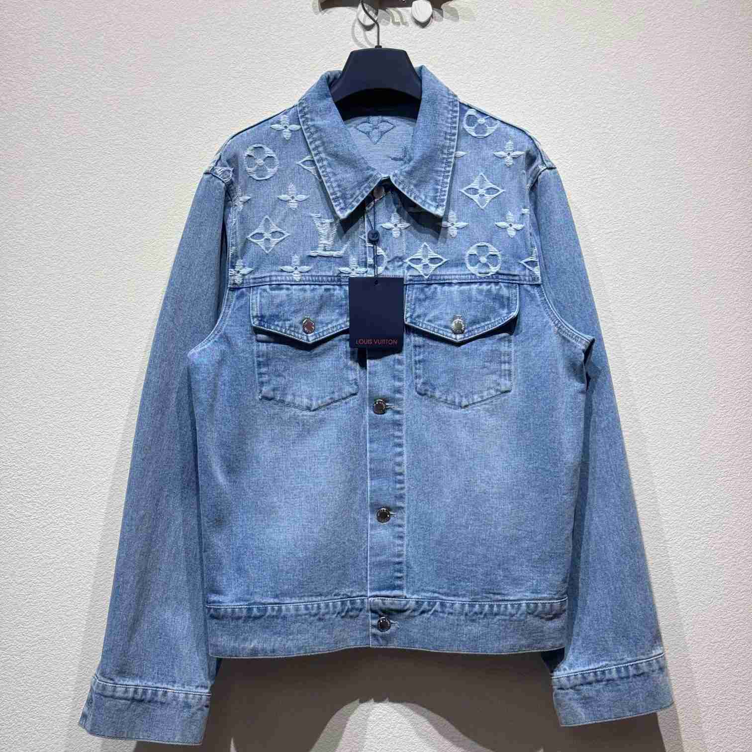 Louis Vuitton Denim Trucker Jacket  1AGING - DopestKickz