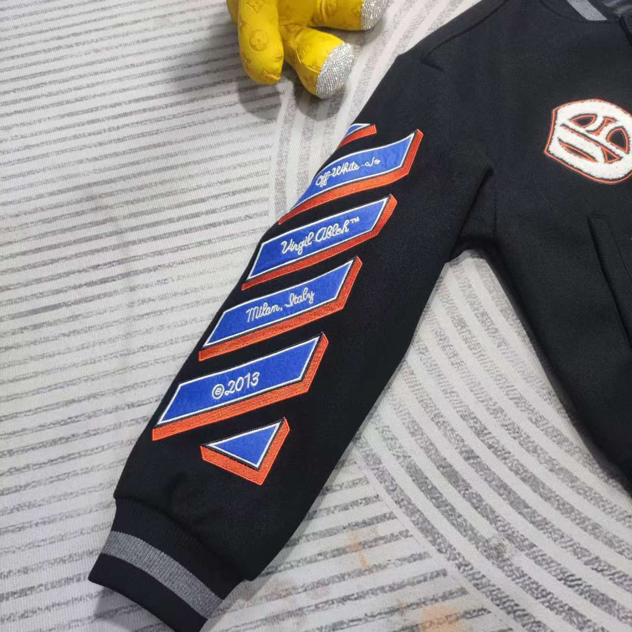 Off-White Varsity Jacket - DopestKickz