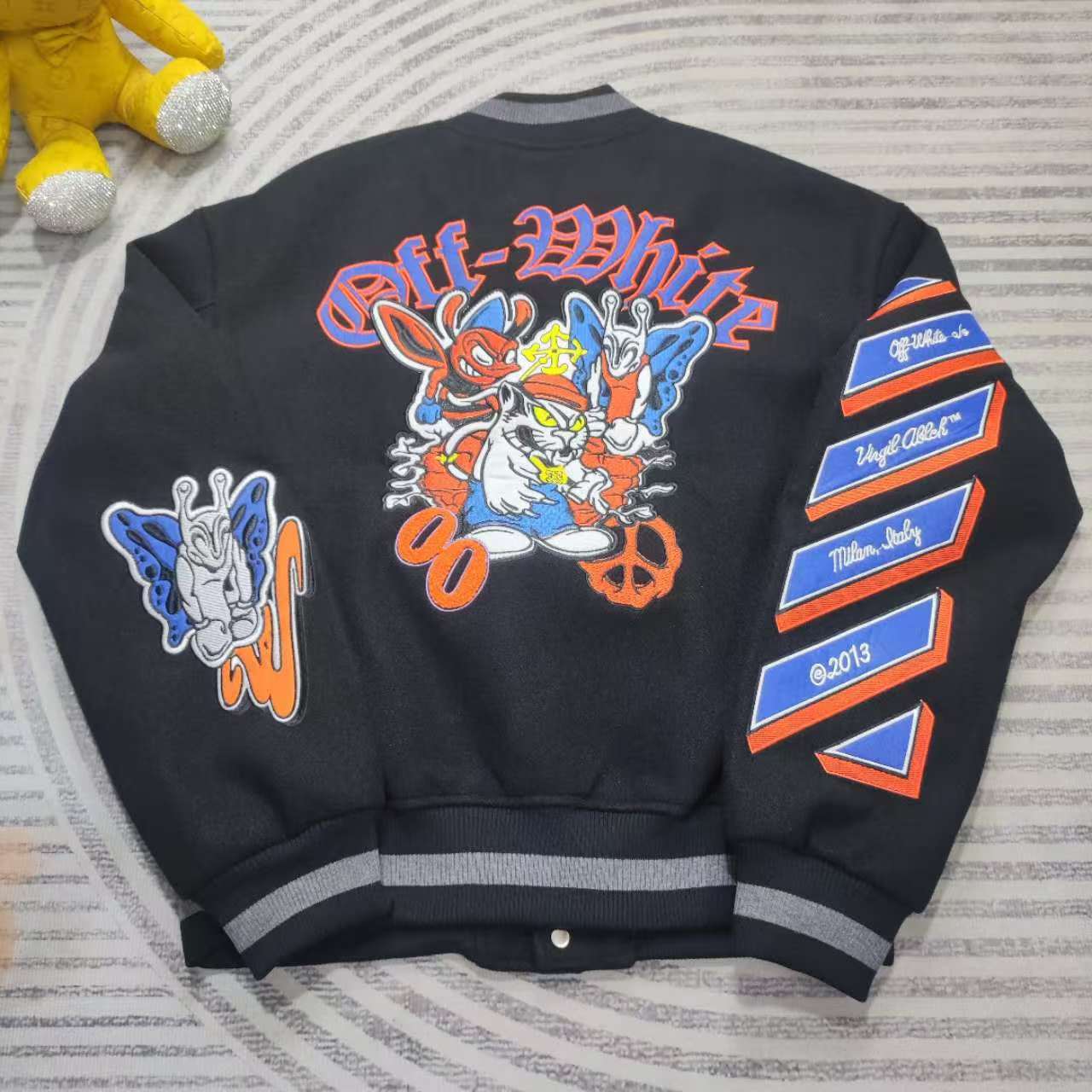 Off-White Varsity Jacket - DopestKickz