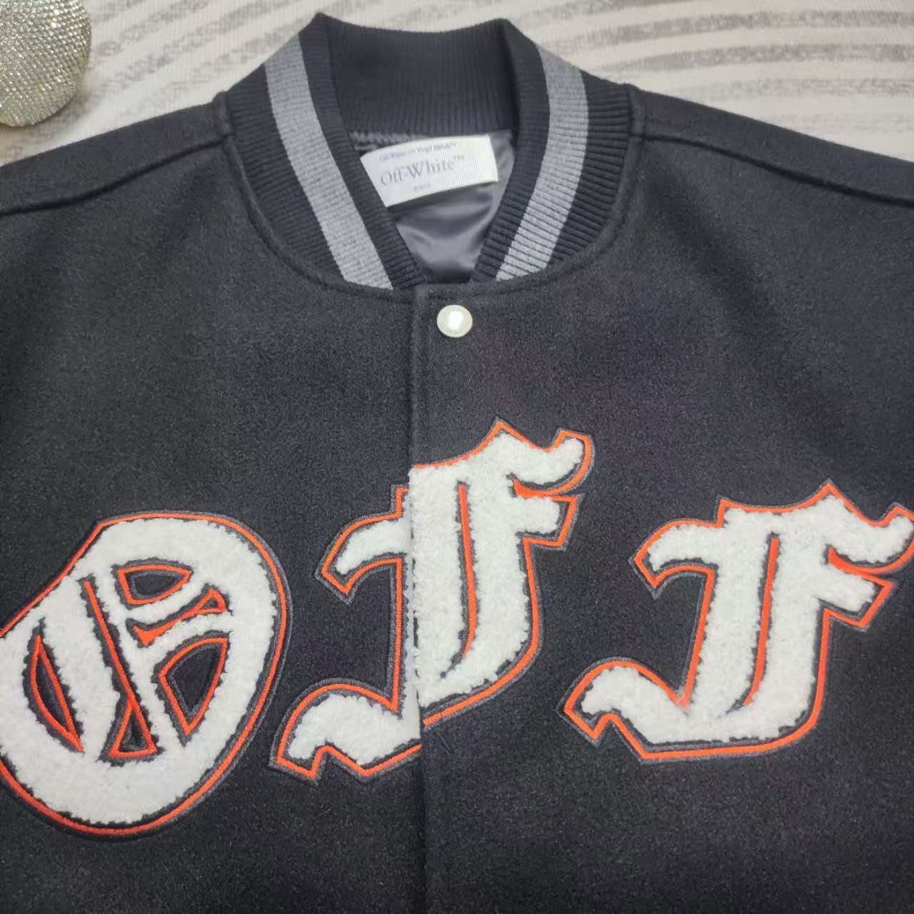 Off-White Varsity Jacket - DopestKickz