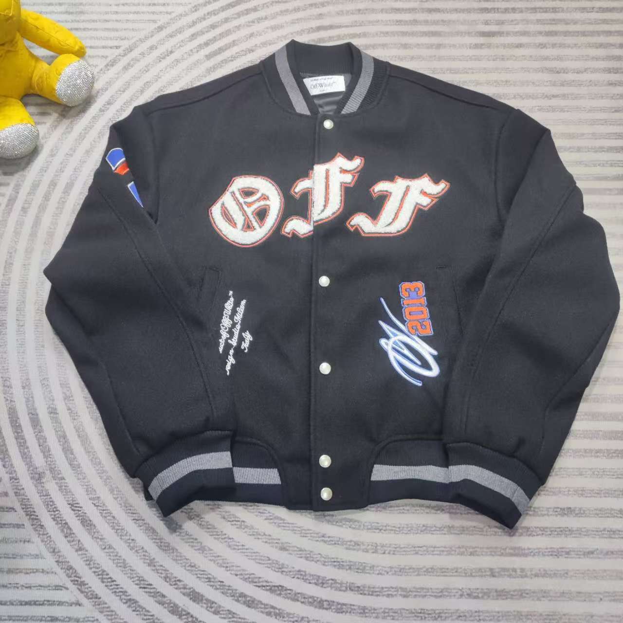Off-White Varsity Jacket - DopestKickz