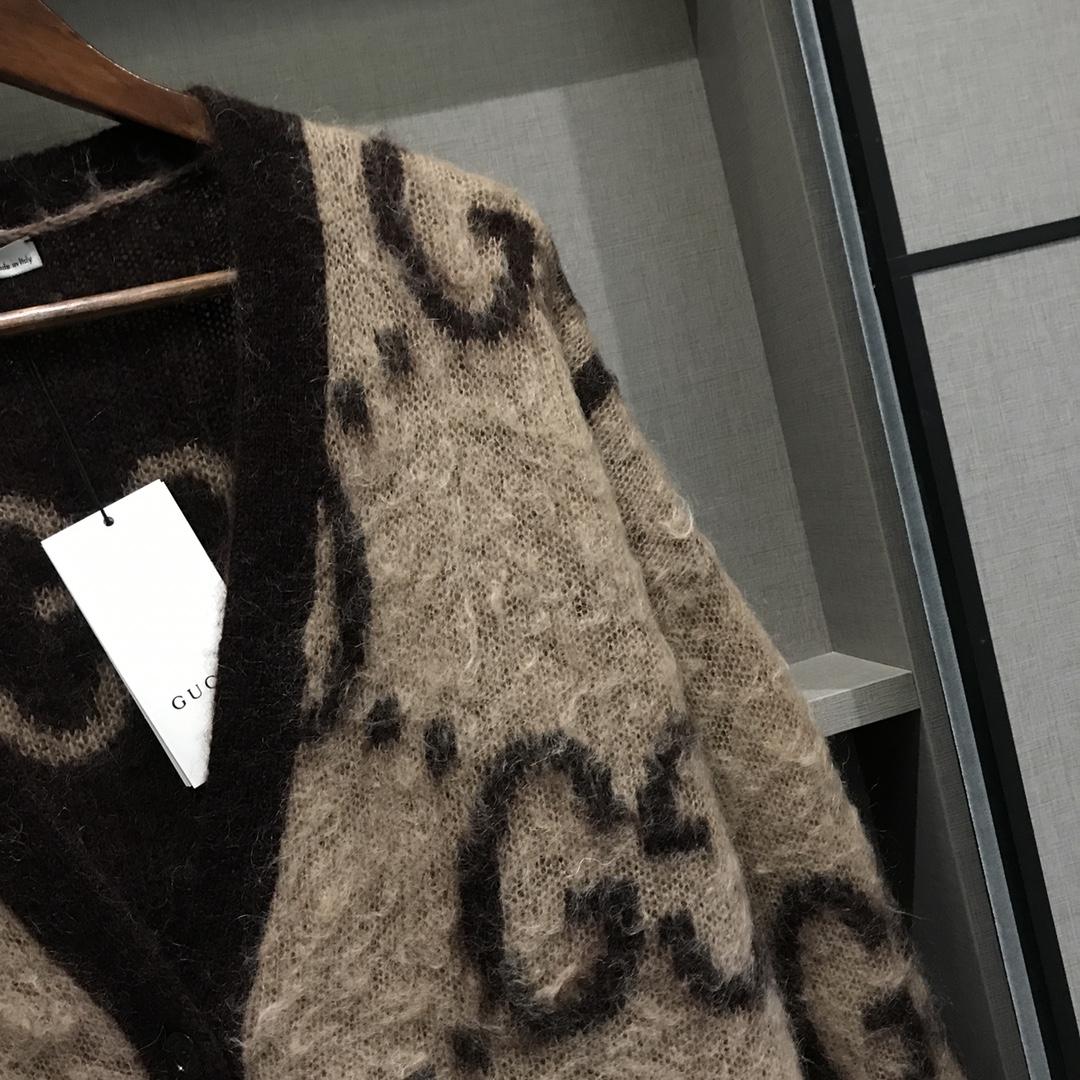 Gucci GG Wool Jacquard Cardigan  - DopestKickz