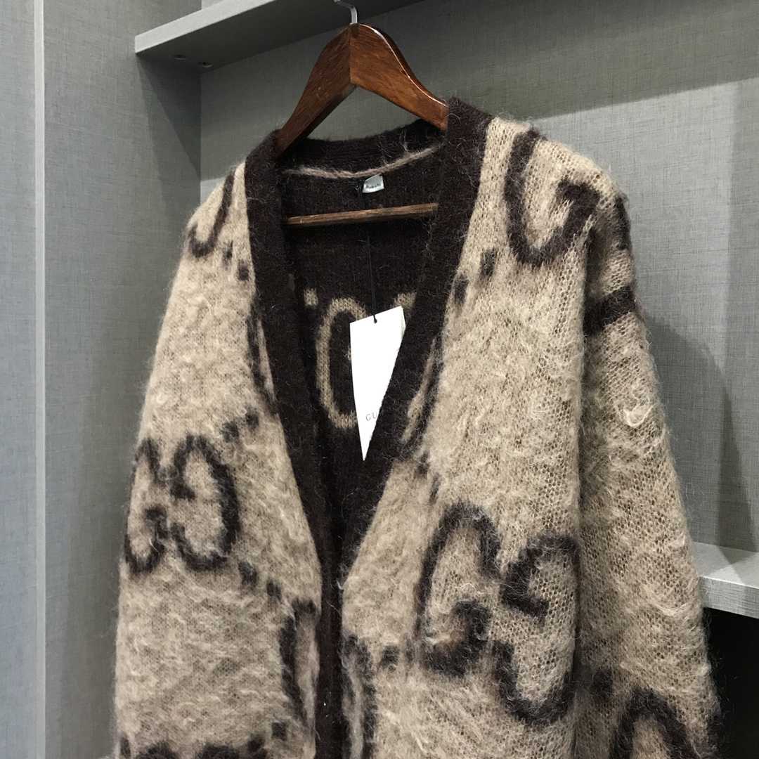 Gucci GG Wool Jacquard Cardigan  - DopestKickz