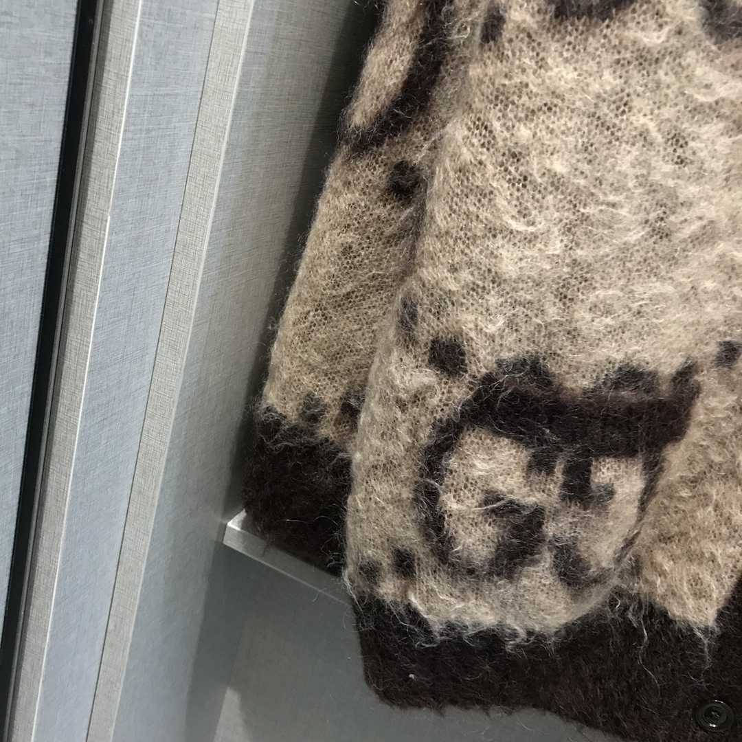 Gucci GG Wool Jacquard Cardigan  - DopestKickz