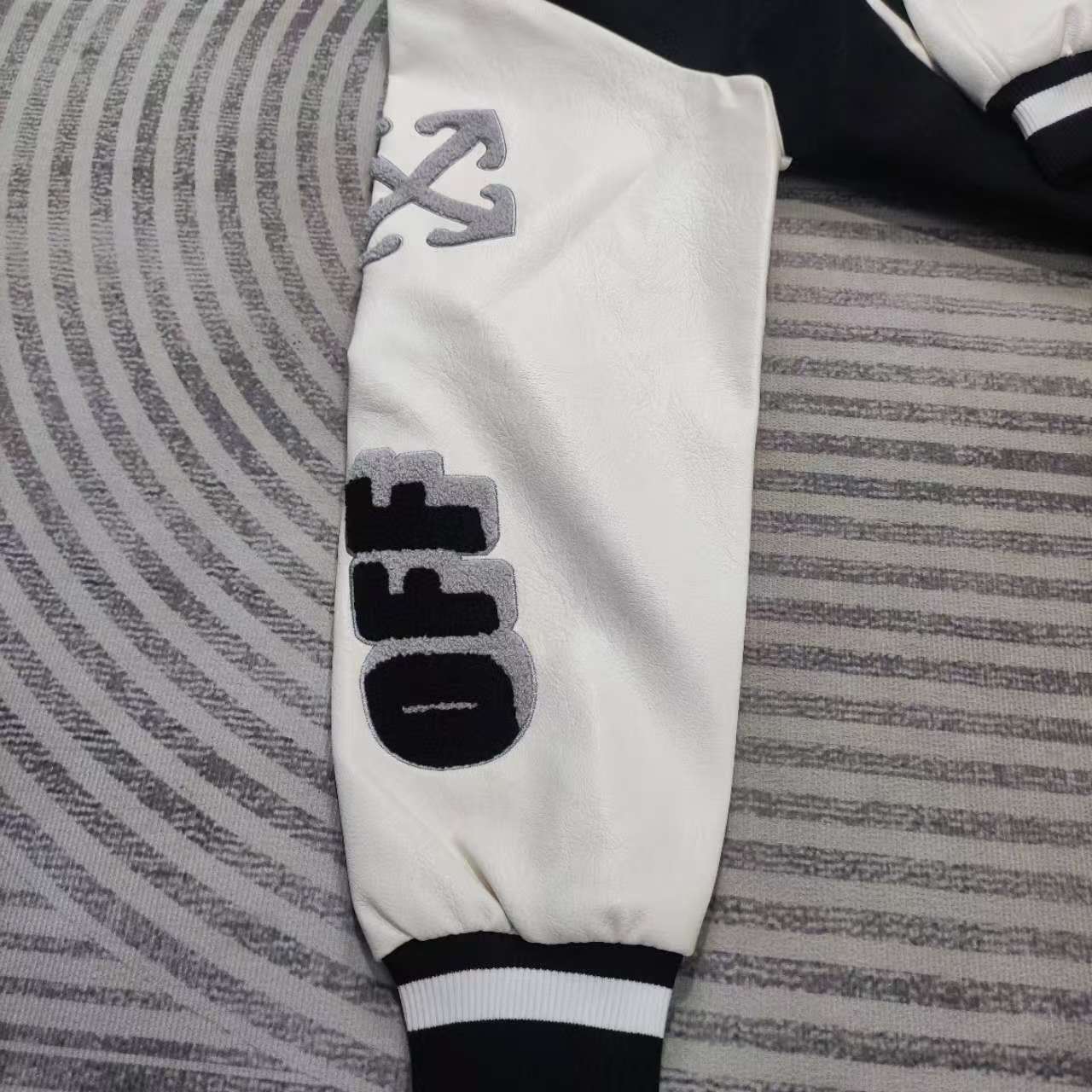 Off-White Lea Varsity Jacket  - DopestKickz